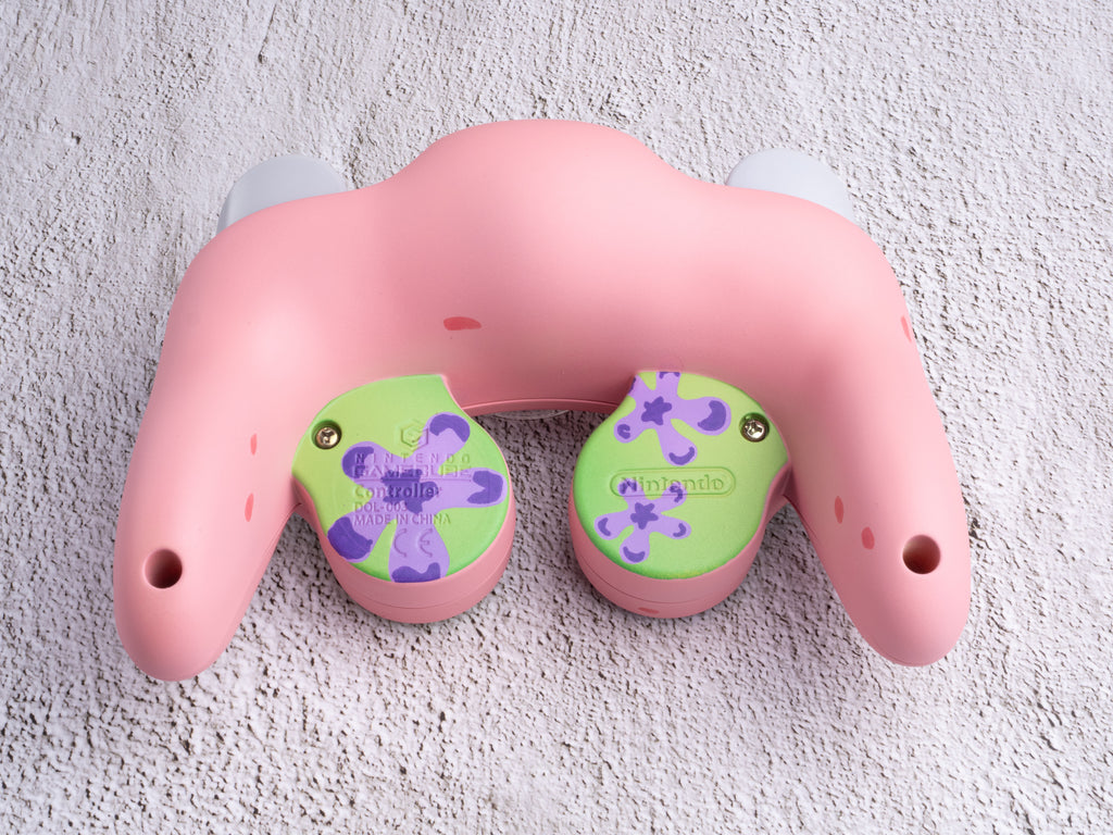 Evil Patrick - Custom Painted GameCube Controller