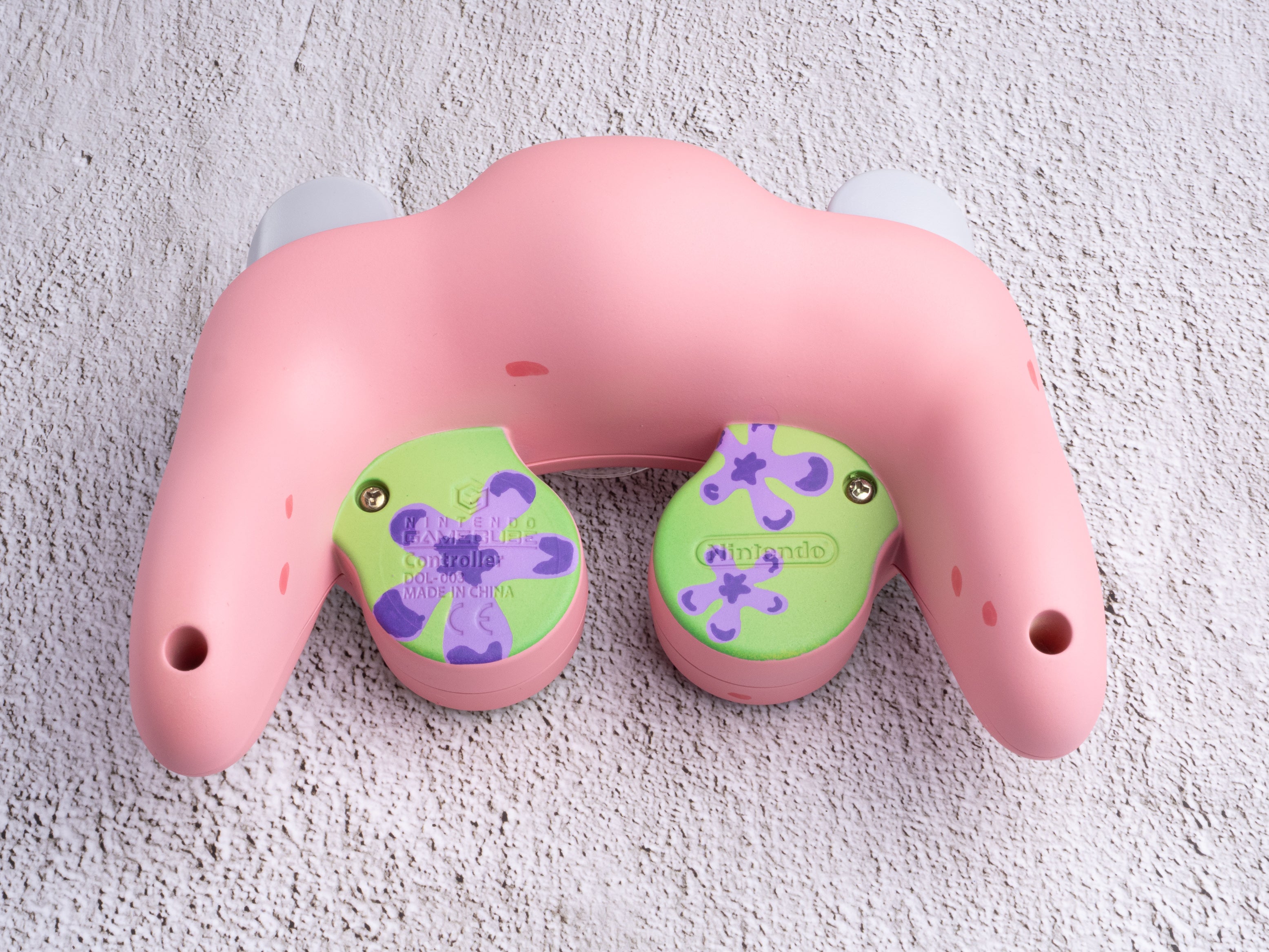 Evil Patrick - Custom Painted GameCube Controller