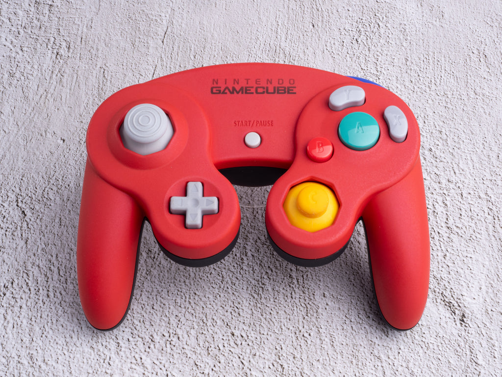 Red and Black - Custom Painted GameCube Controller