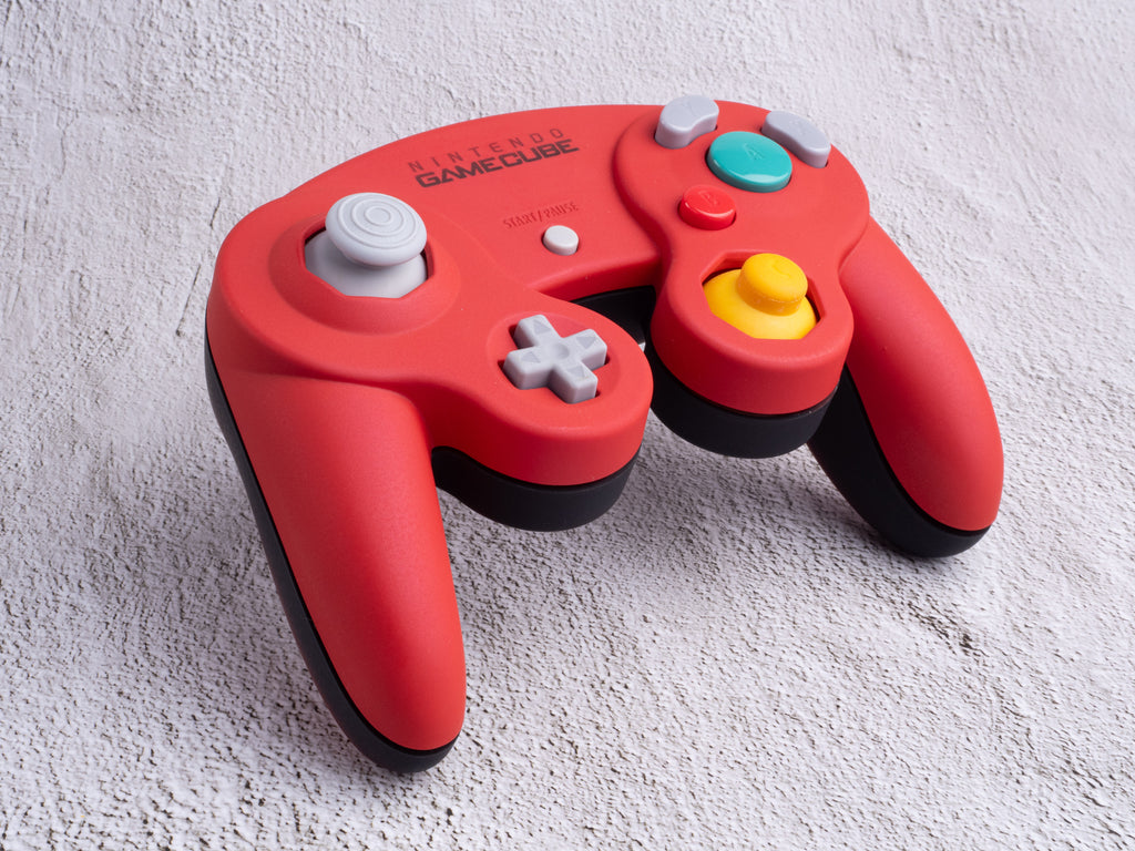 Red and Black - Custom Painted GameCube Controller