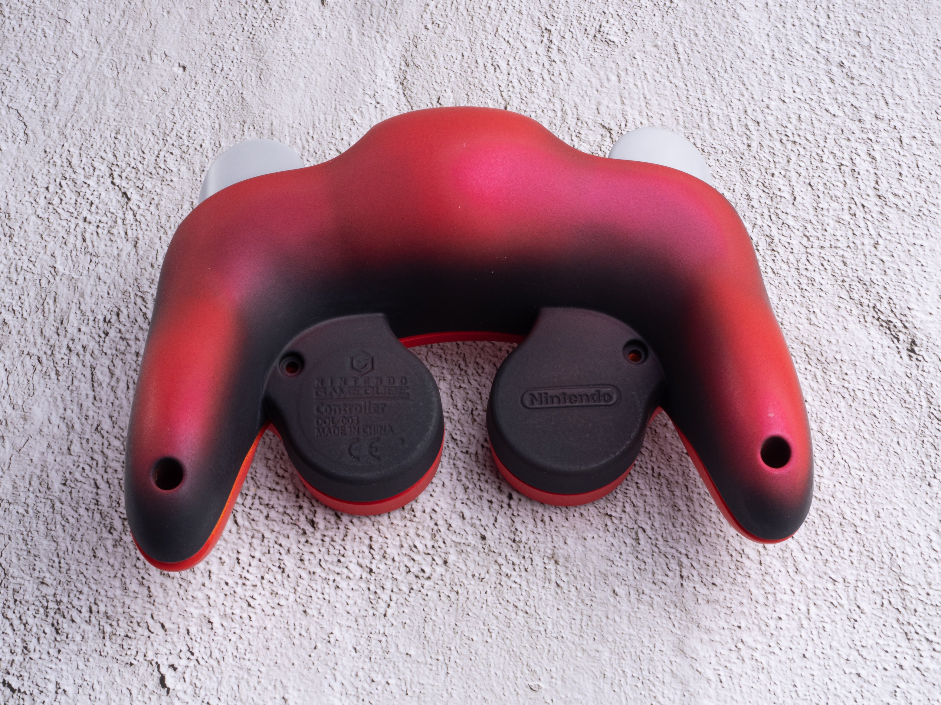 Red and Black - Custom Painted GameCube Controller