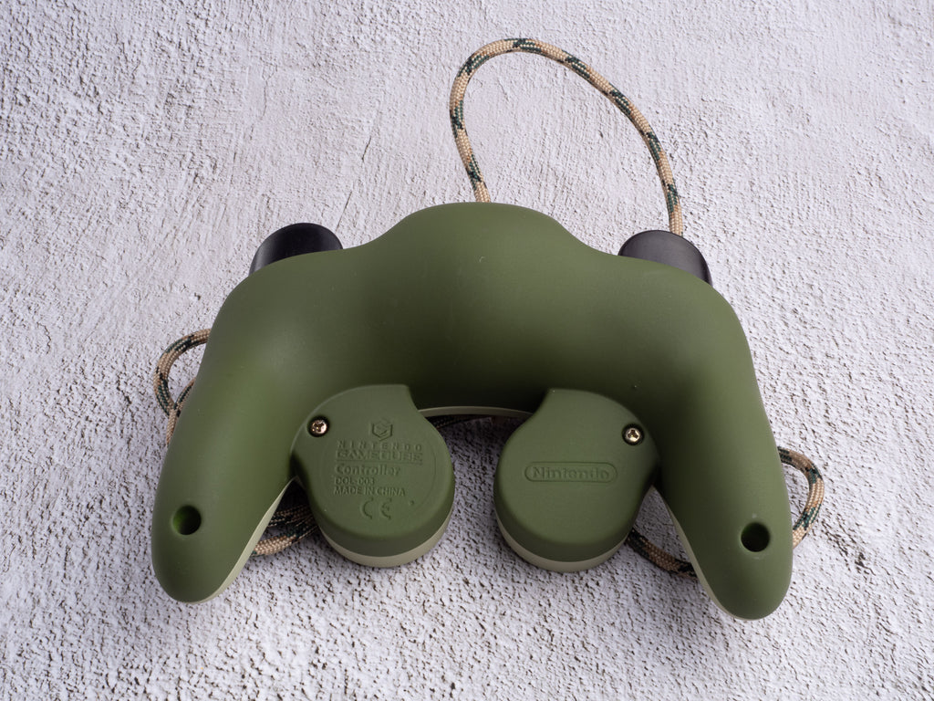 Olive - Custom Painted GameCube Controller - Wired T3