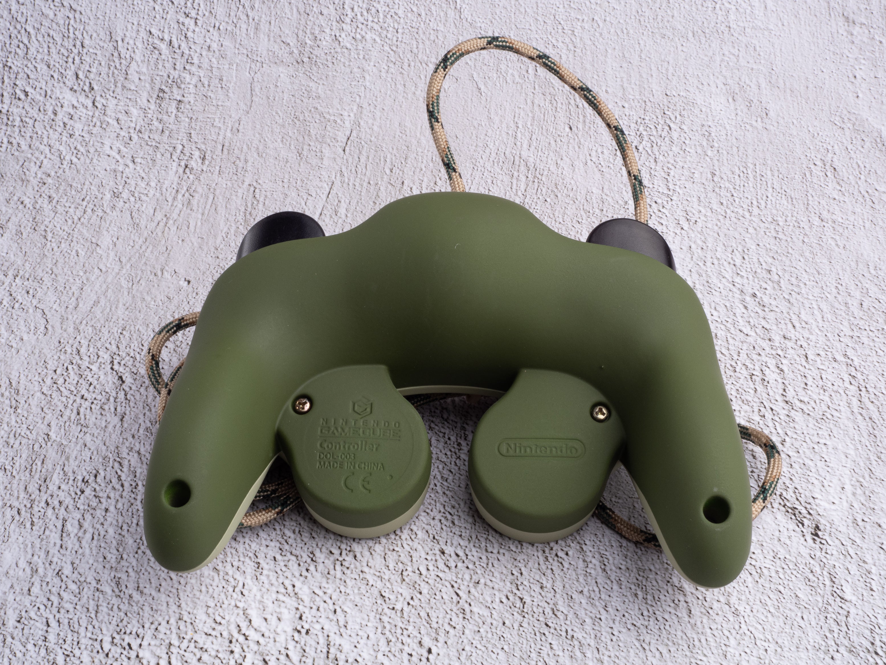 Olive - Custom Painted GameCube Controller - Wired T3
