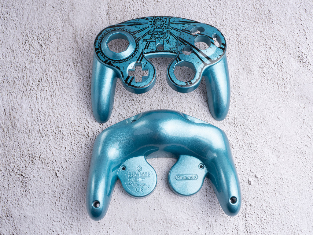 The Wind Waker - Custom Painted GameCube Controller