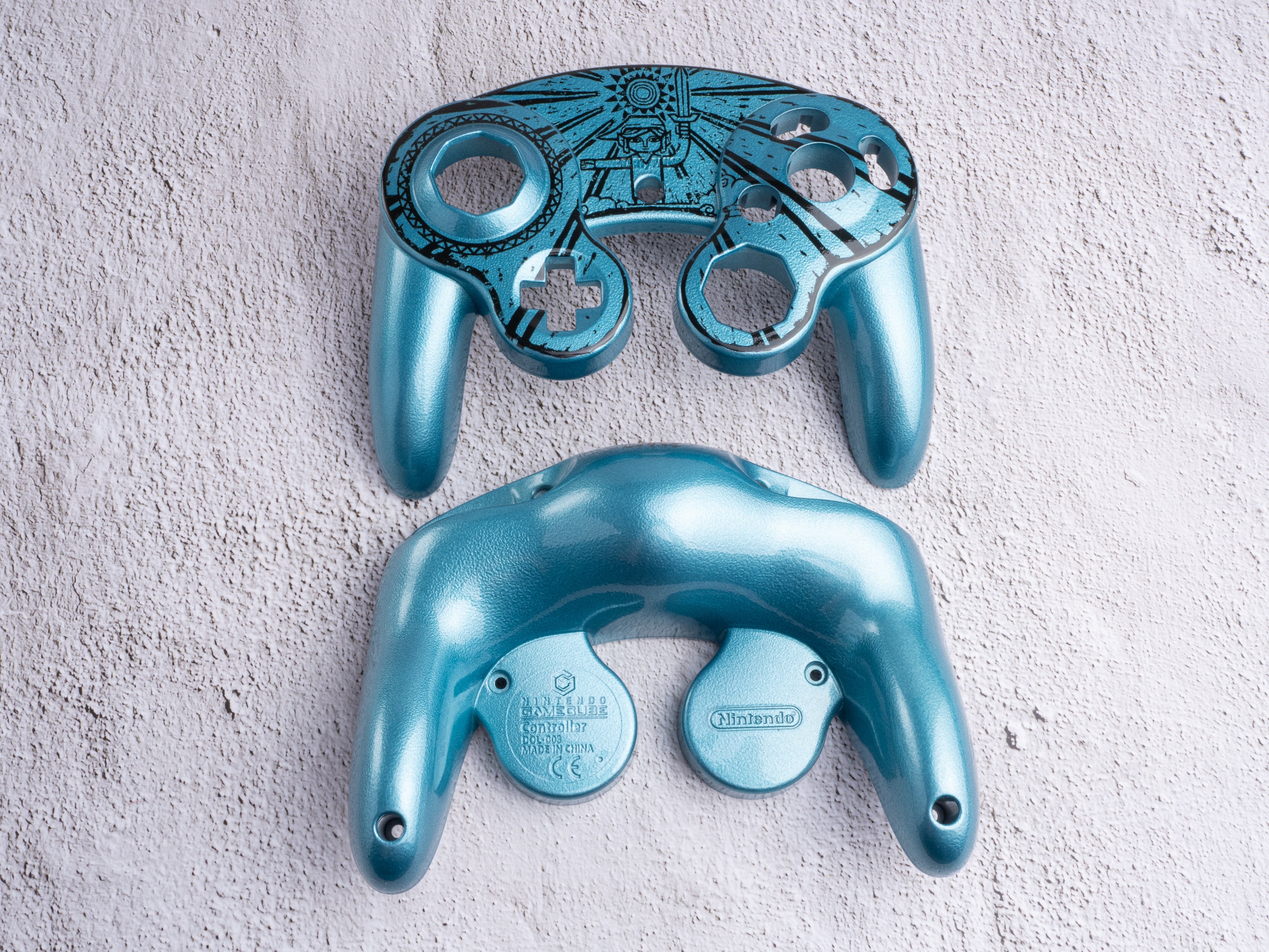 The Wind Waker - Custom Painted GameCube Controller