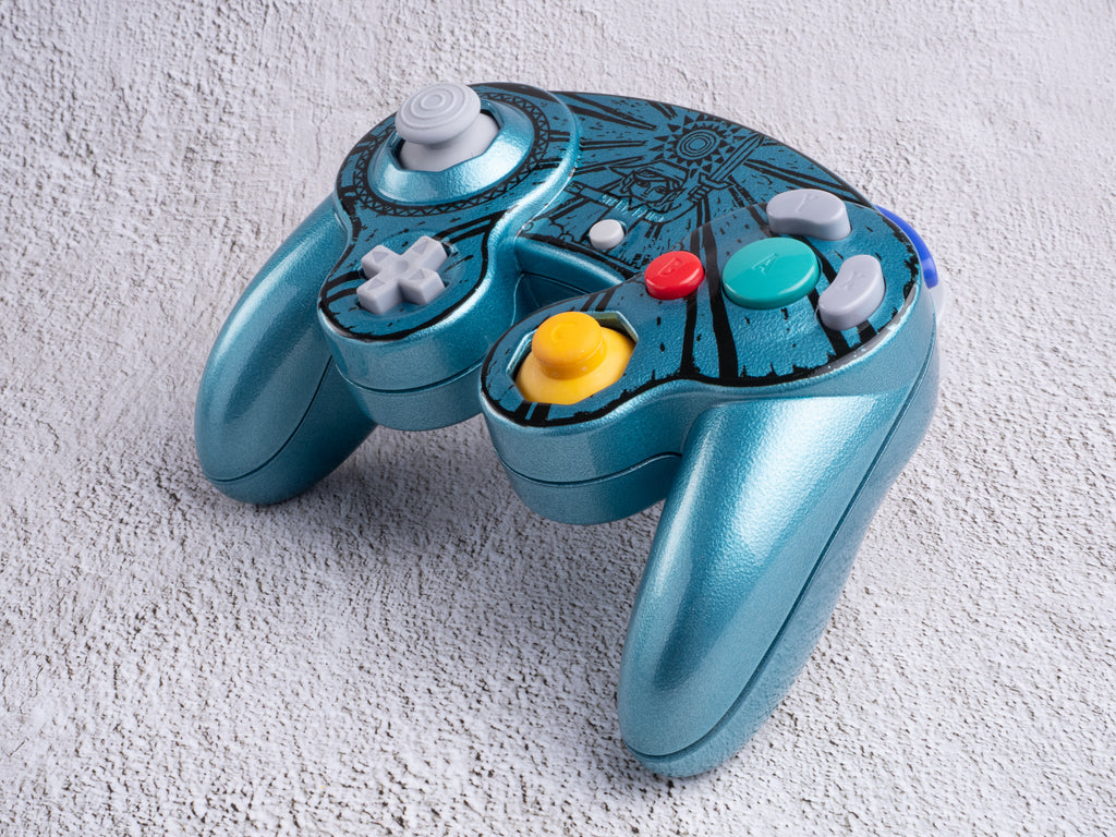 The Wind Waker - Custom Painted GameCube Controller