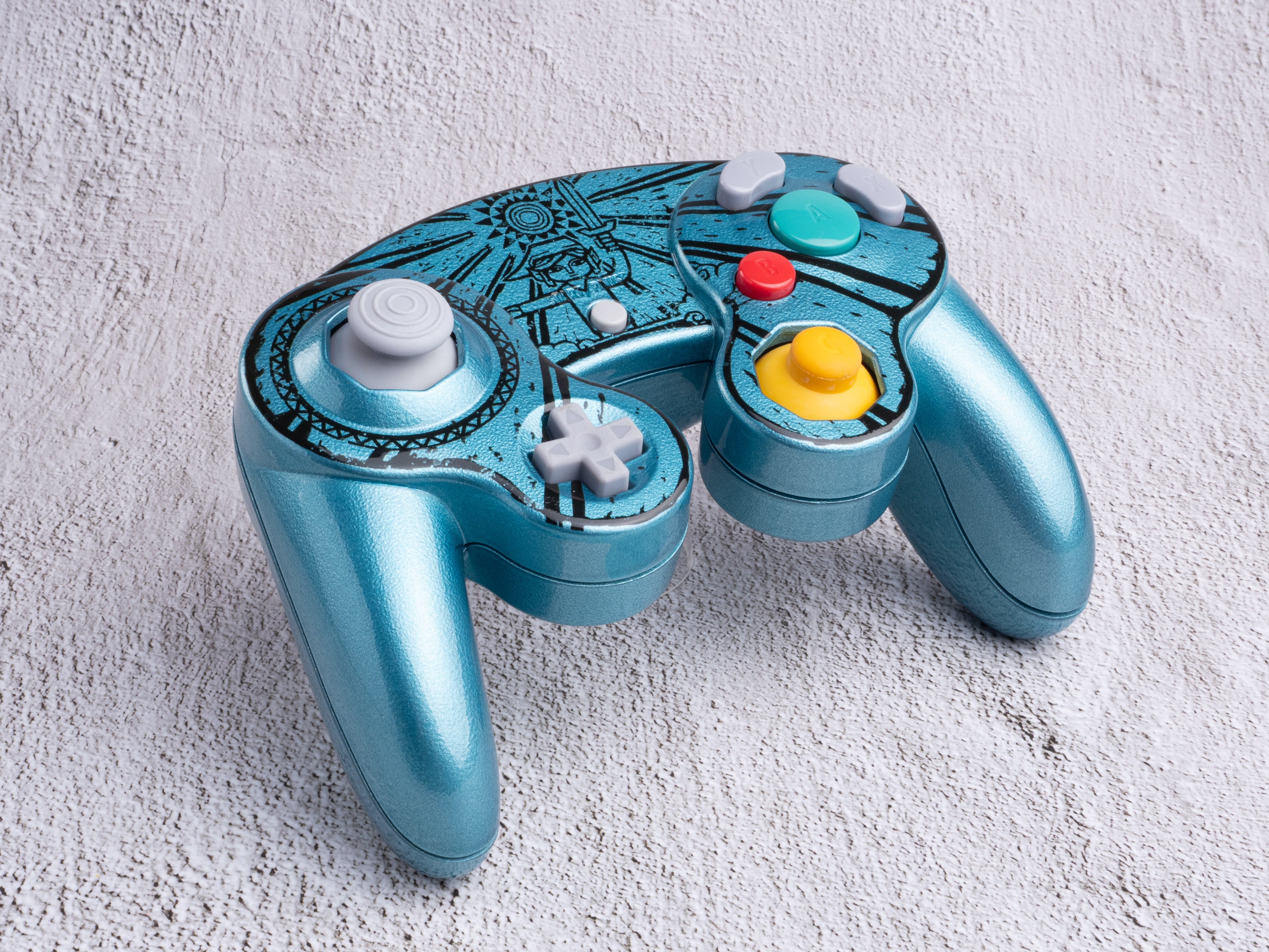 The Wind Waker - Custom Painted GameCube Controller