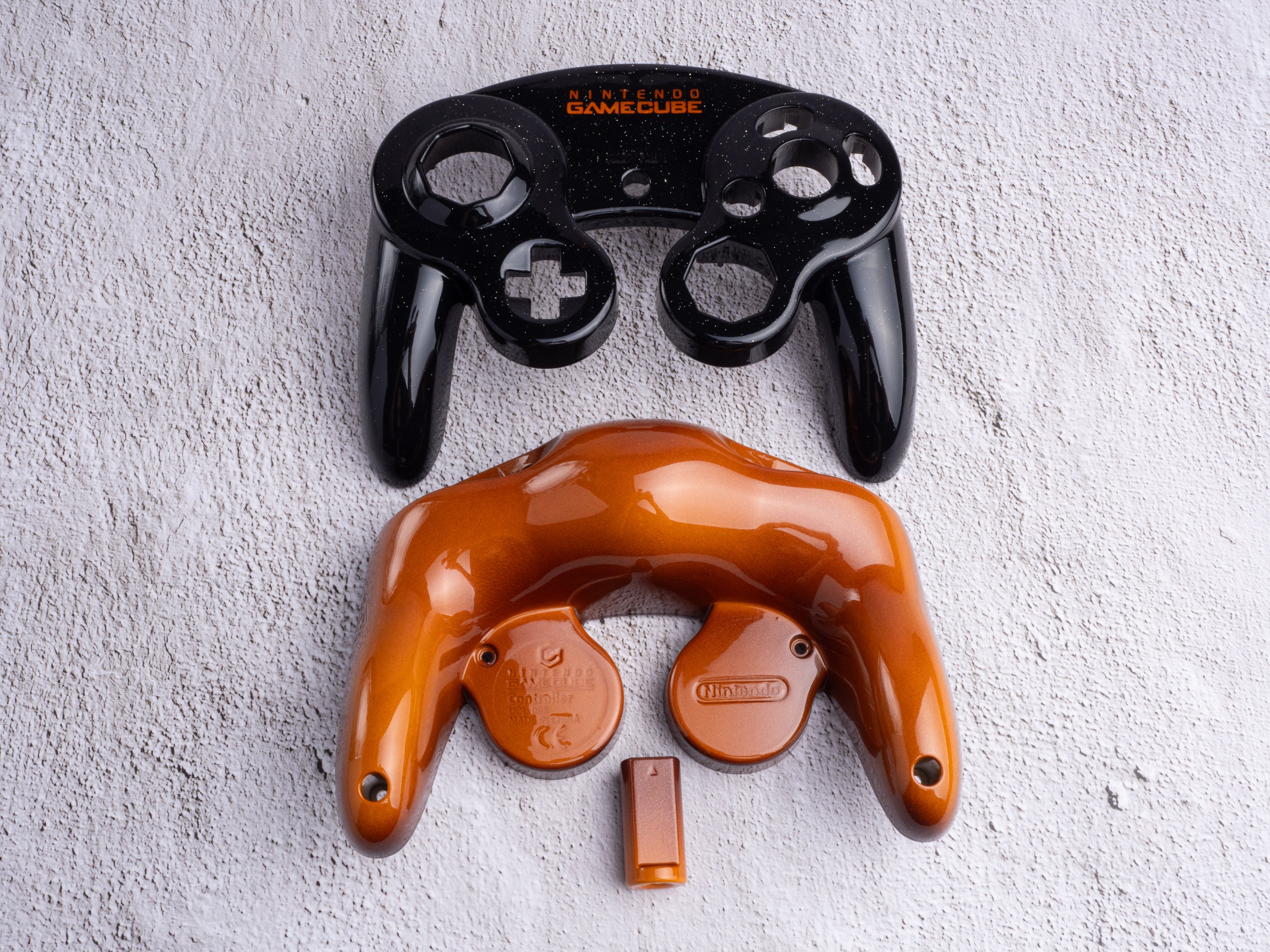 Deep Orange - Custom Painted GameCube Controller