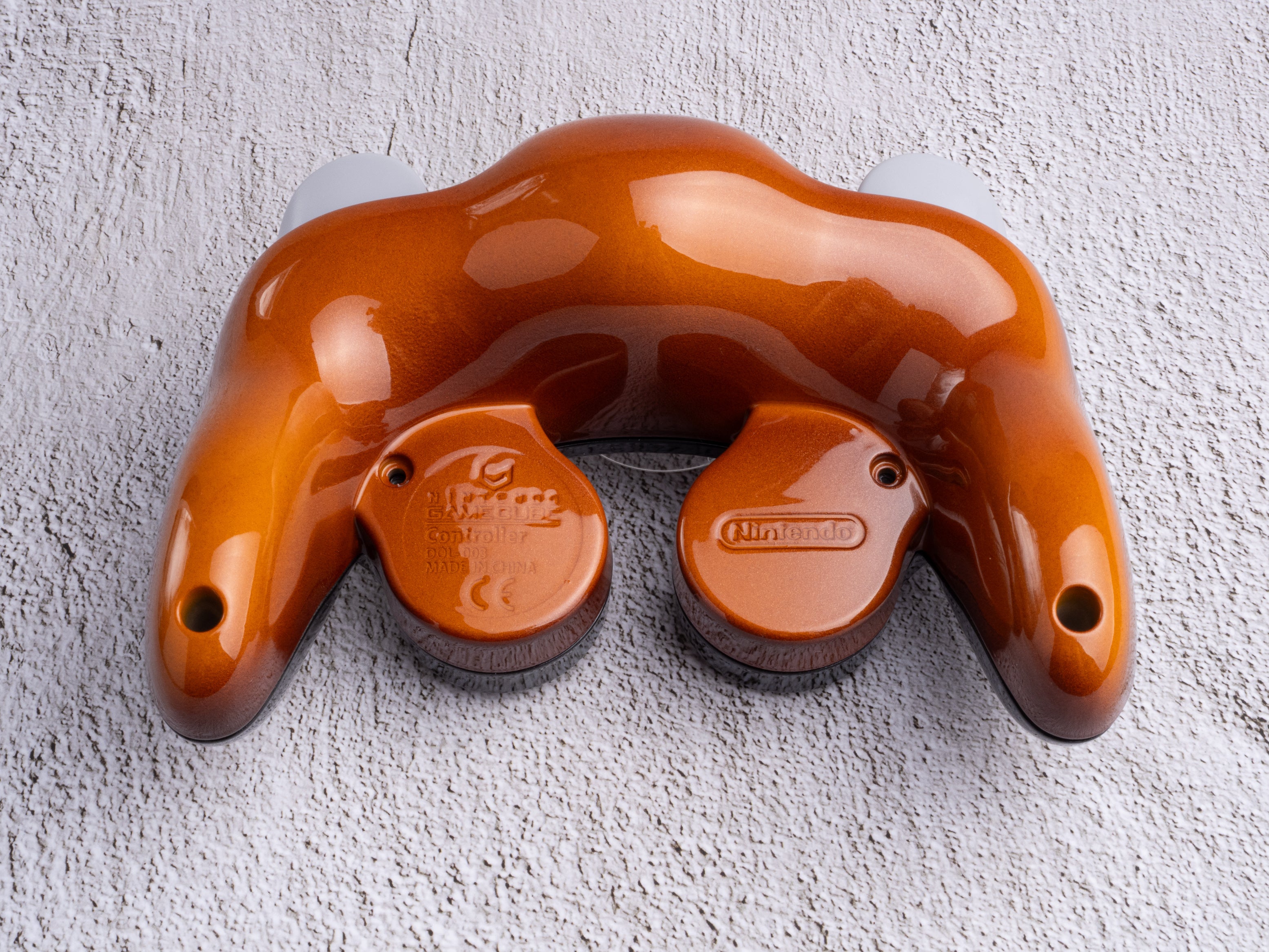 Deep Orange - Custom Painted GameCube Controller