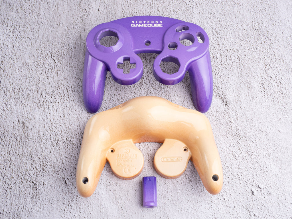 Plum & Peach - Custom Painted GameCube Controller