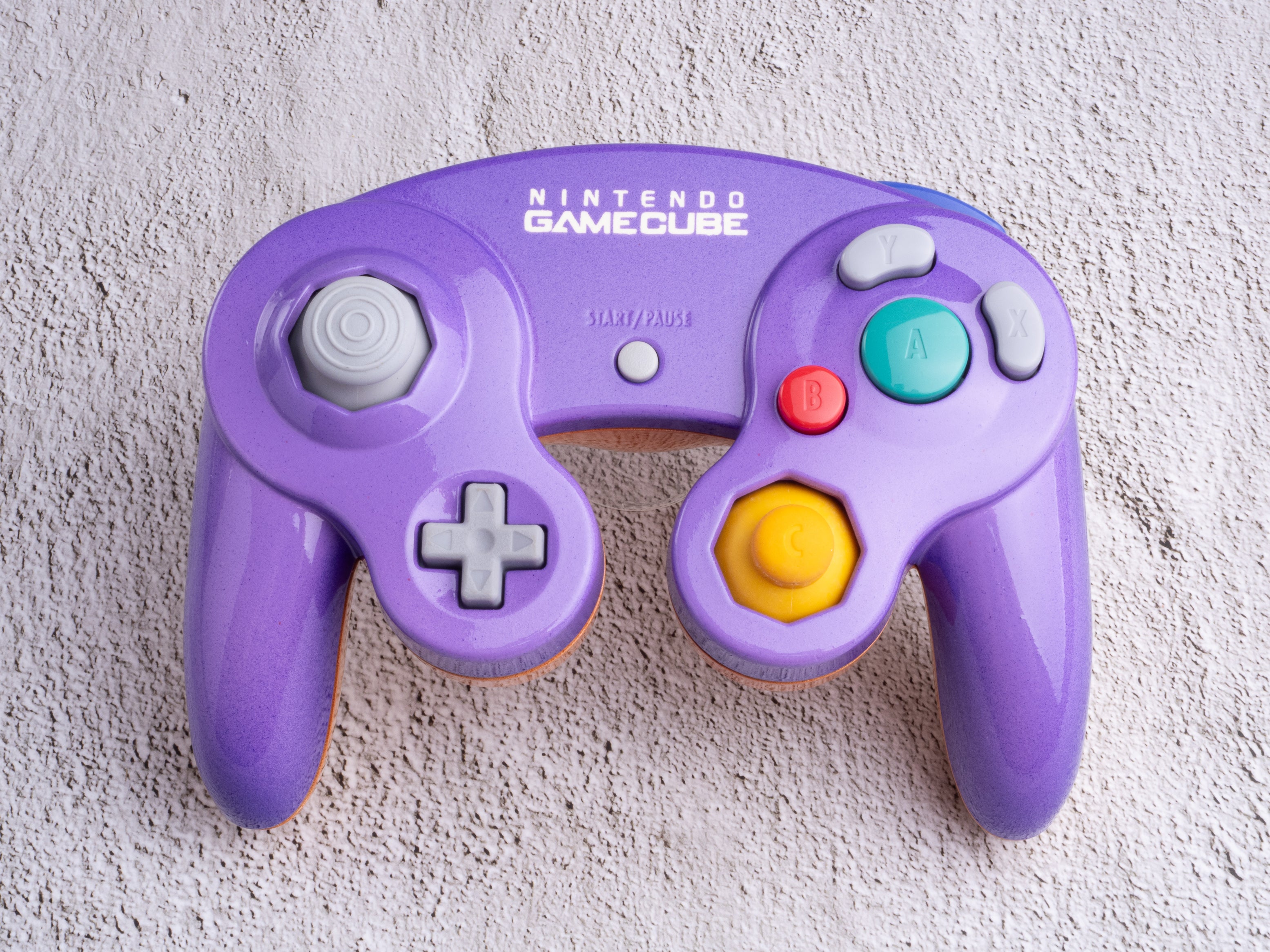 Plum & Peach - Custom Painted GameCube Controller