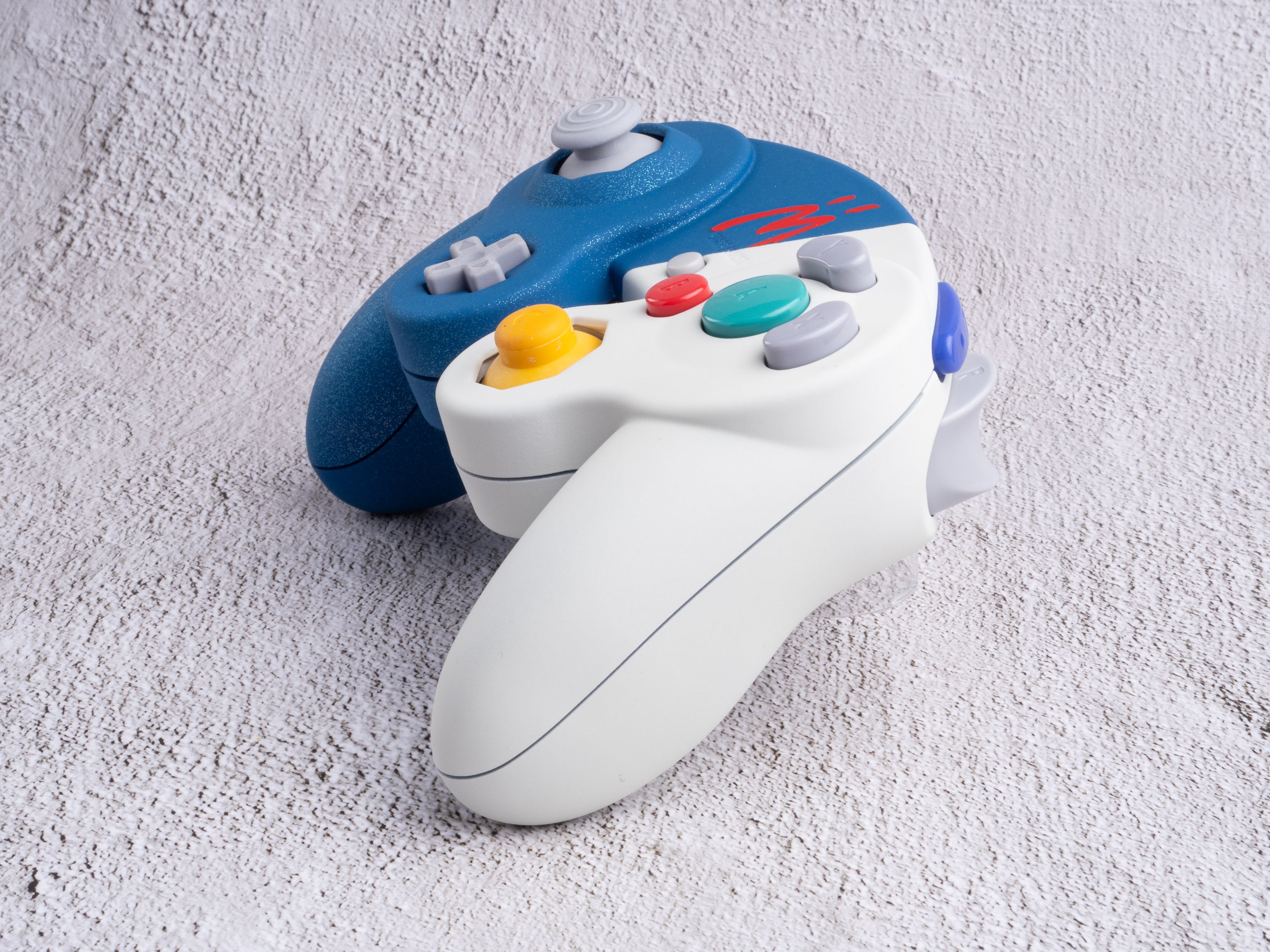 Bowser Junior "M" - Custom Painted GameCube Controller