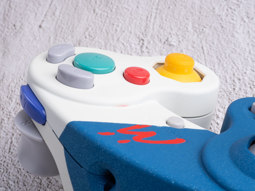 Bowser Junior "M" - Custom Painted GameCube Controller