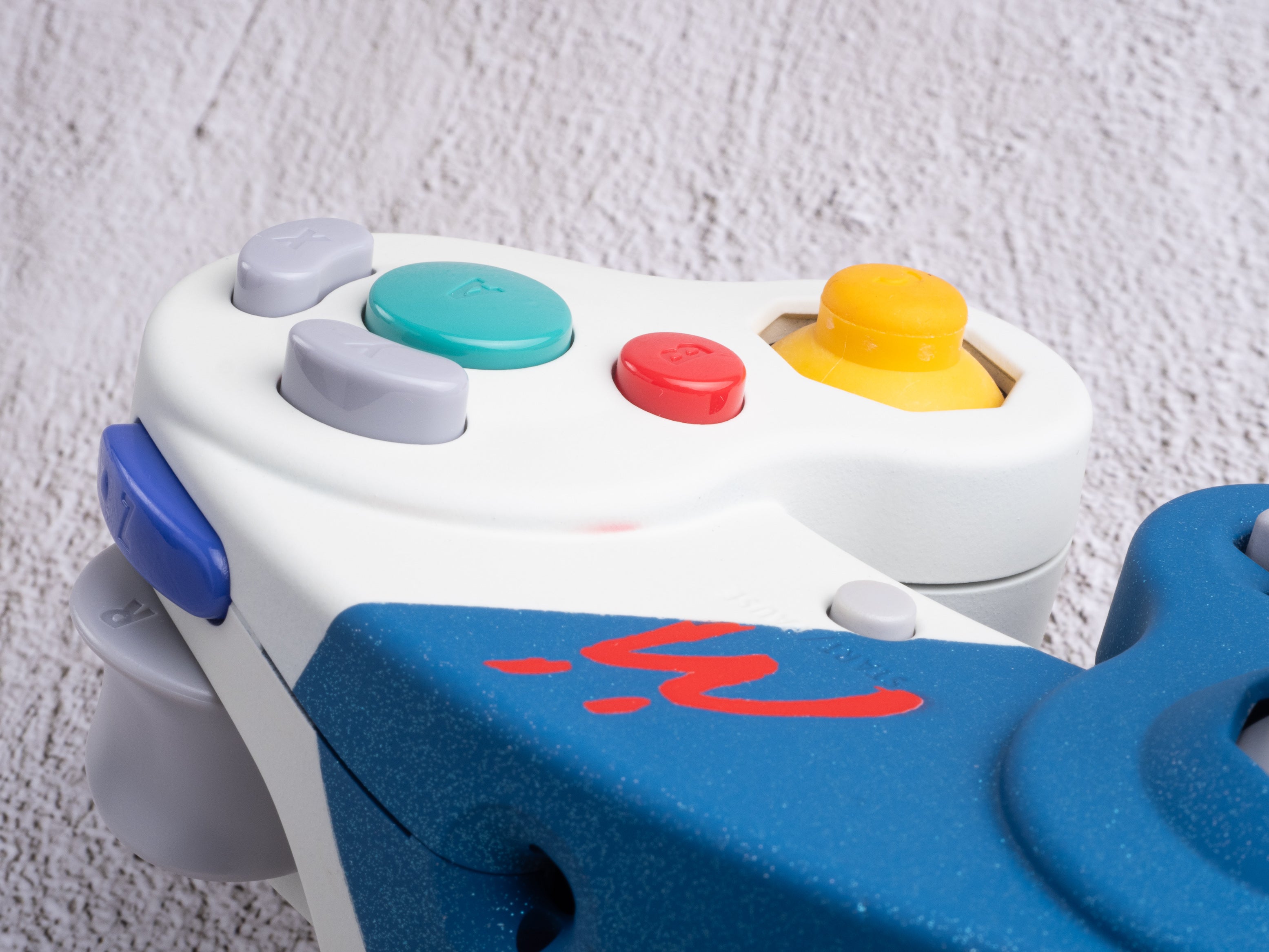 Bowser Junior "M" - Custom Painted GameCube Controller
