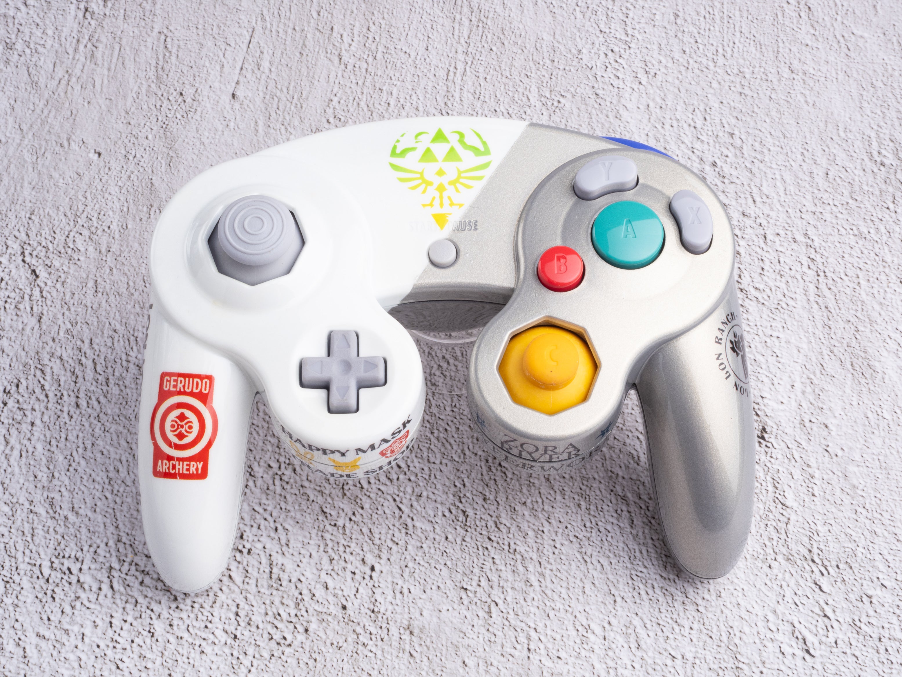 Ocarina of Time - Custom Painted GameCube Controller