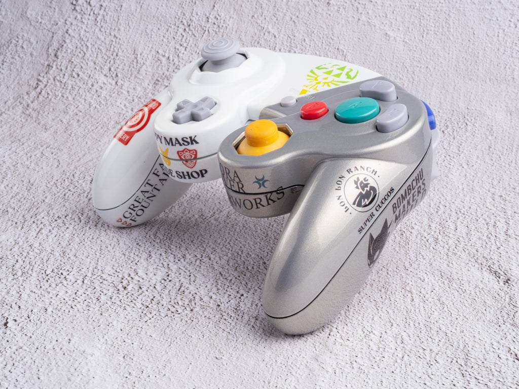 Ocarina of Time - Custom Painted GameCube Controller