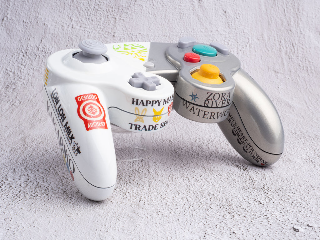 Ocarina of Time - Custom Painted GameCube Controller