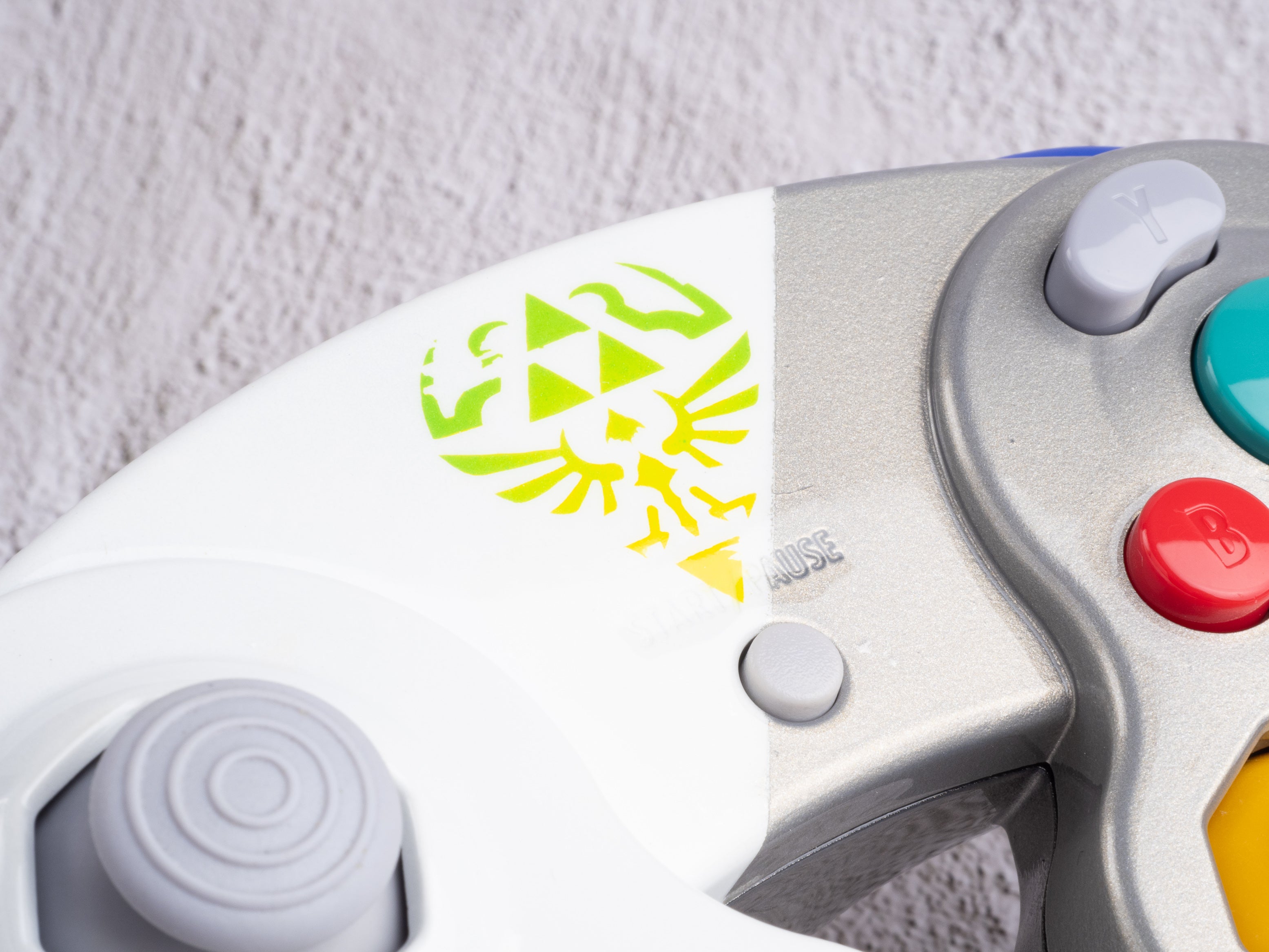 Ocarina of Time - Custom Painted GameCube Controller