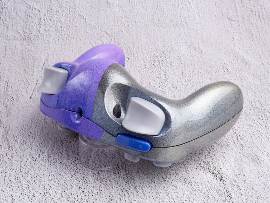Purple & Gold - Custom Painted GameCube Controller