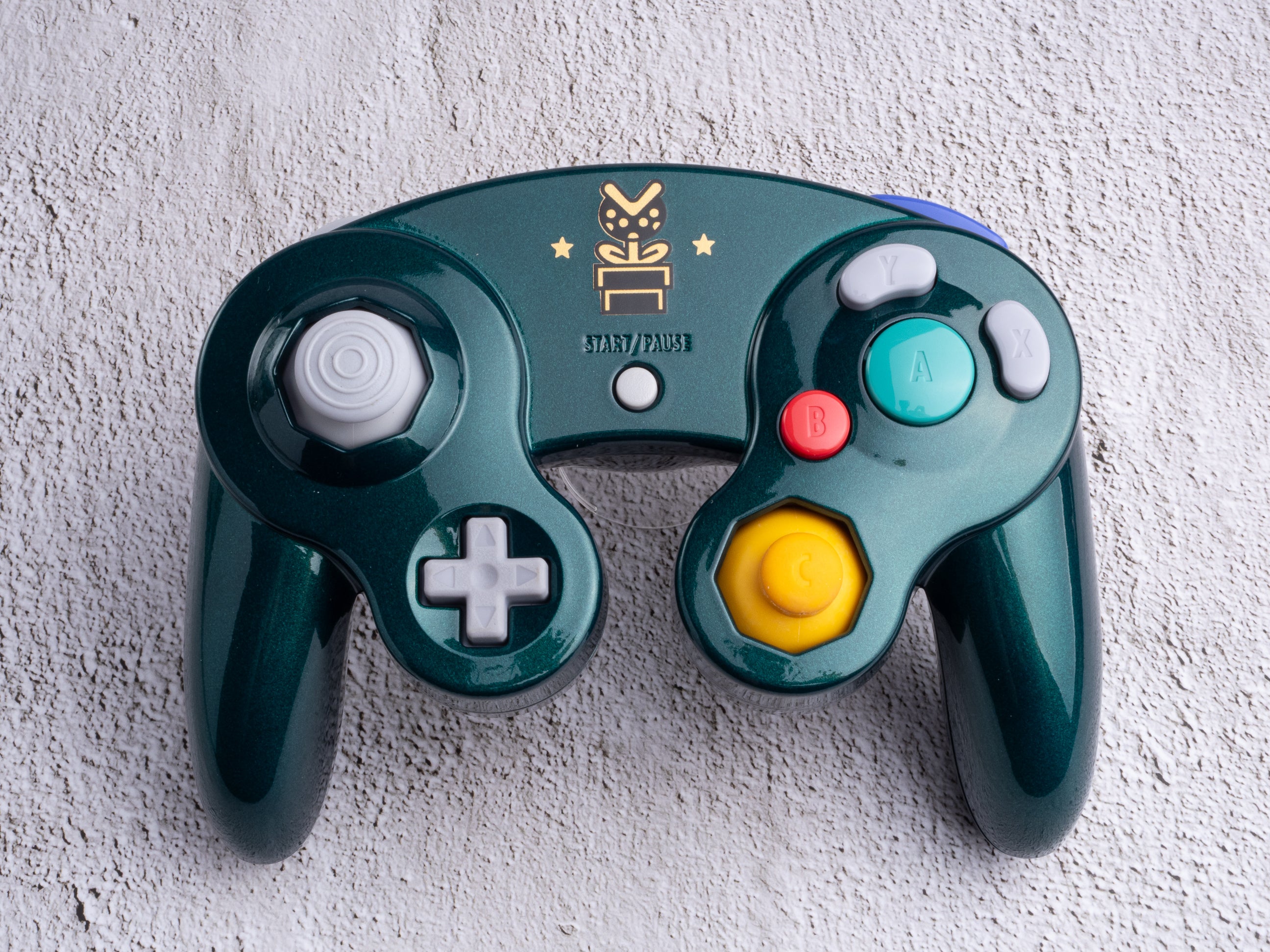 Piranha Plant - Custom Painted GameCube Controller