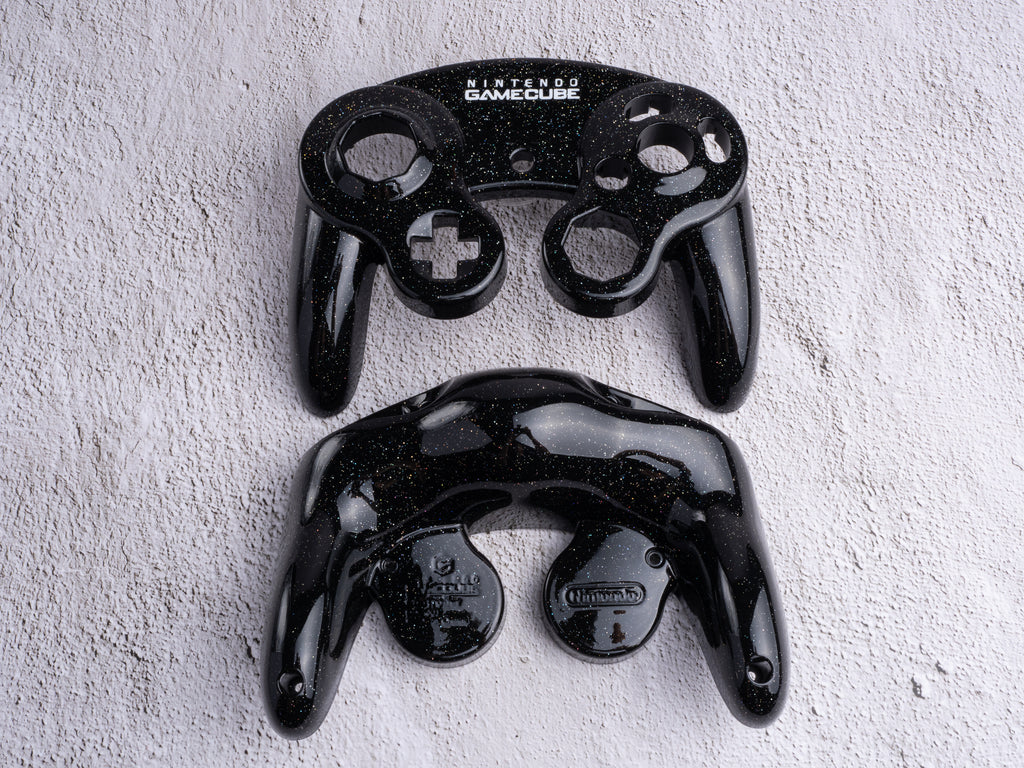 Galaxy Black - Custom Painted GameCube Controller