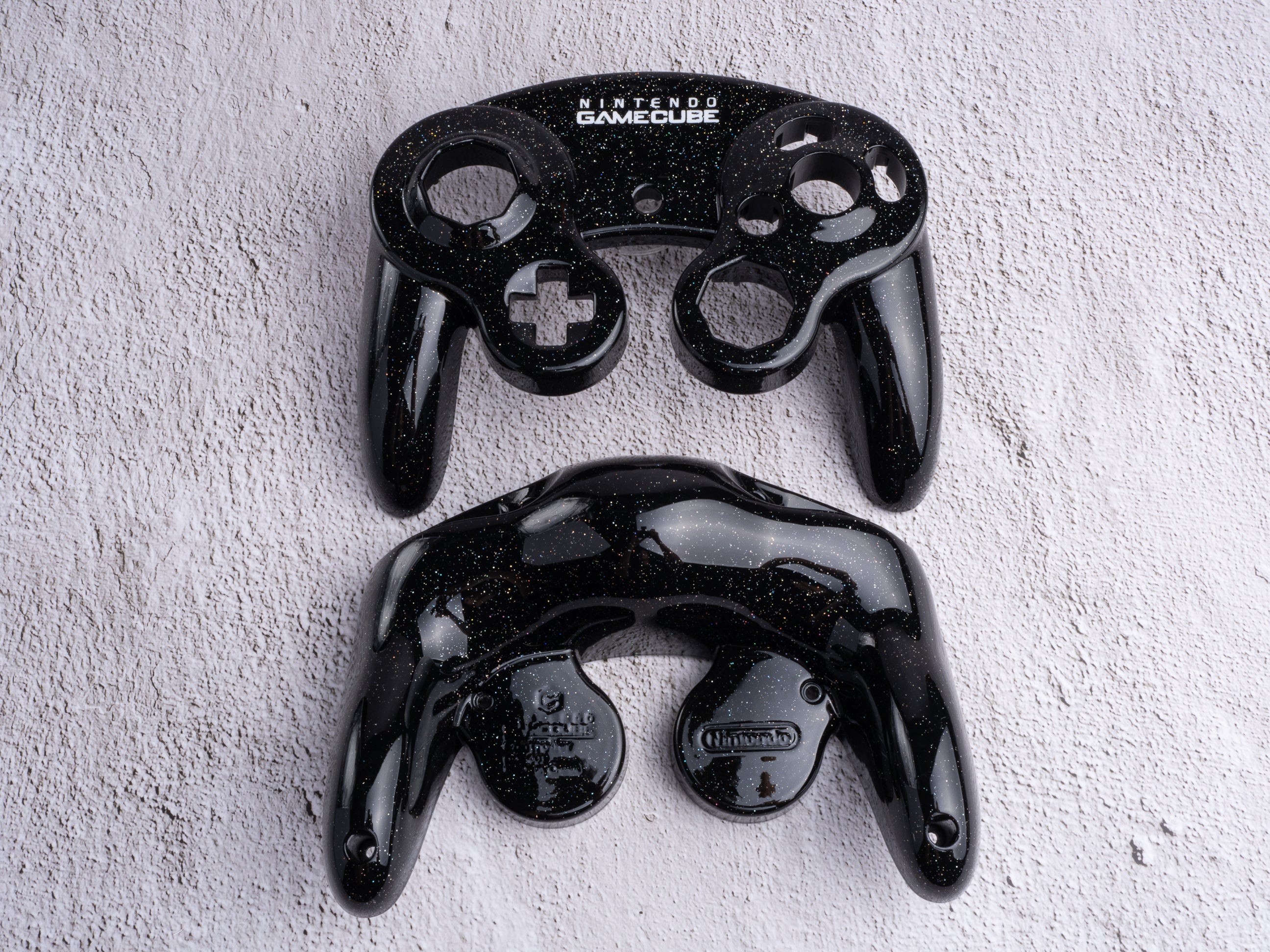 Galaxy Black - Custom Painted GameCube Controller