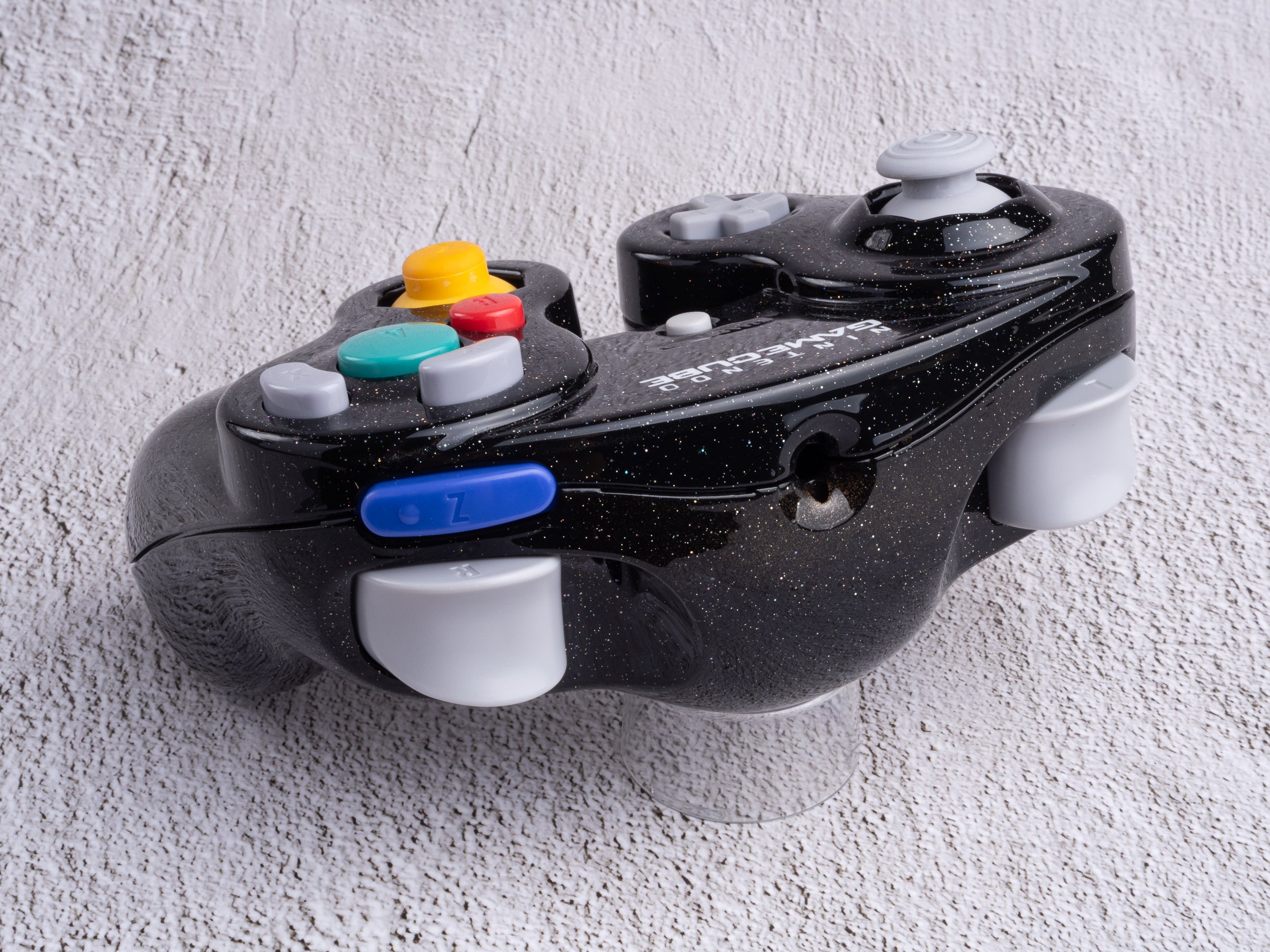 Galaxy Black - Custom Painted GameCube Controller