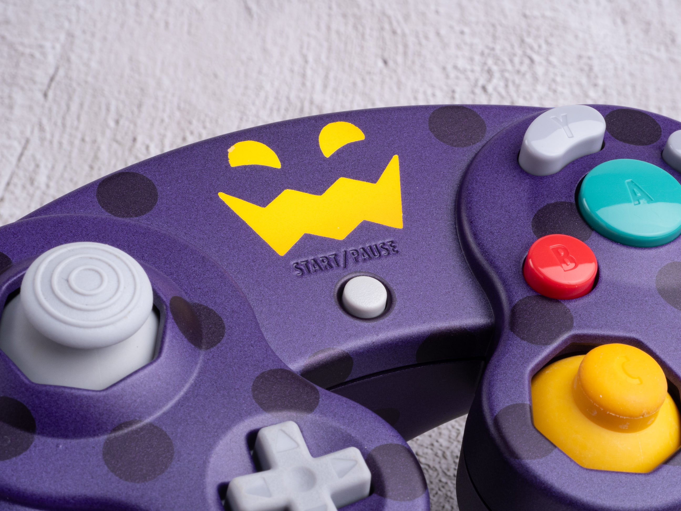 Black Chest - Custom Painted GameCube Controller