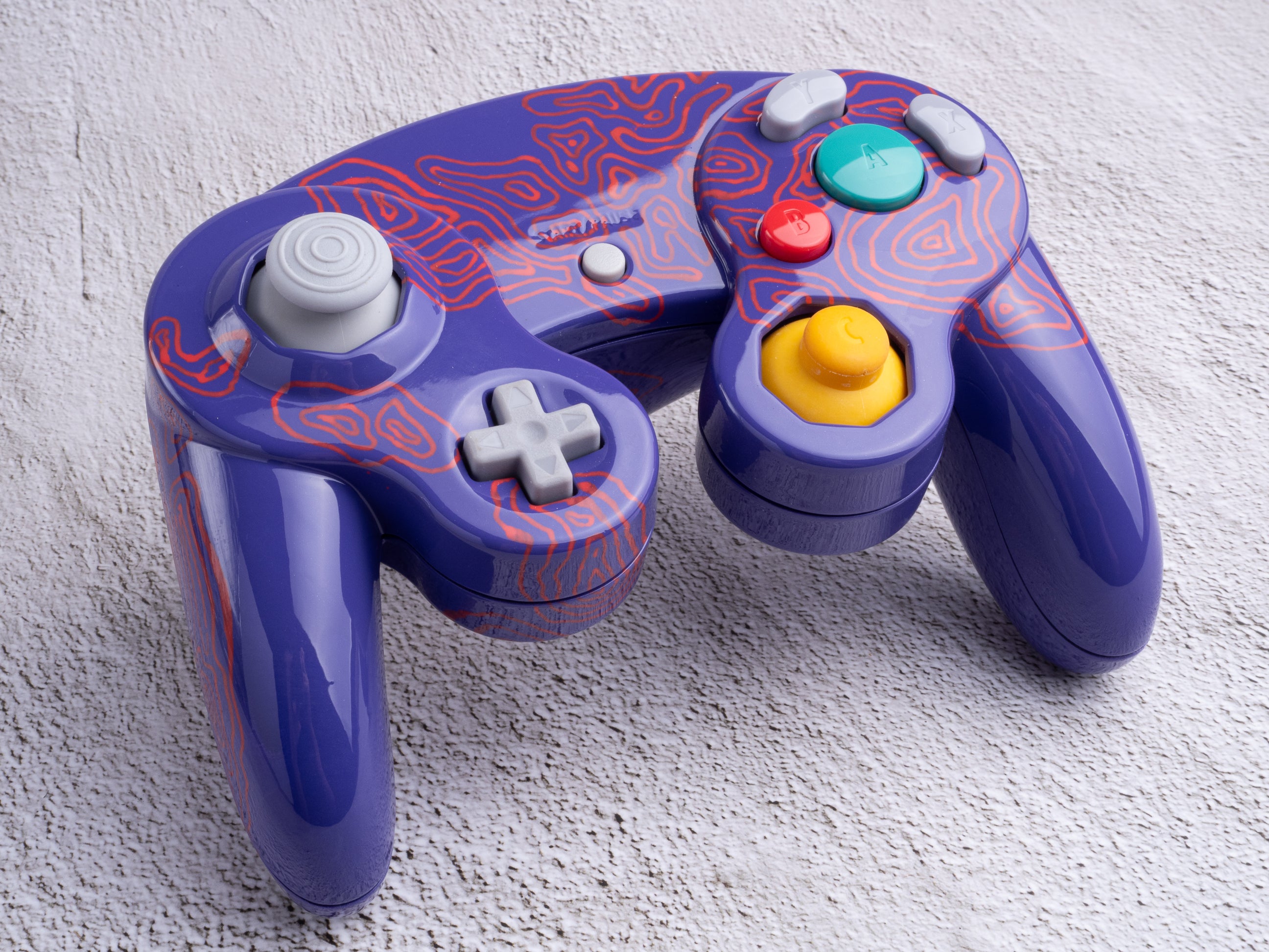 Toxic Purple - Custom Painted GameCube Controller