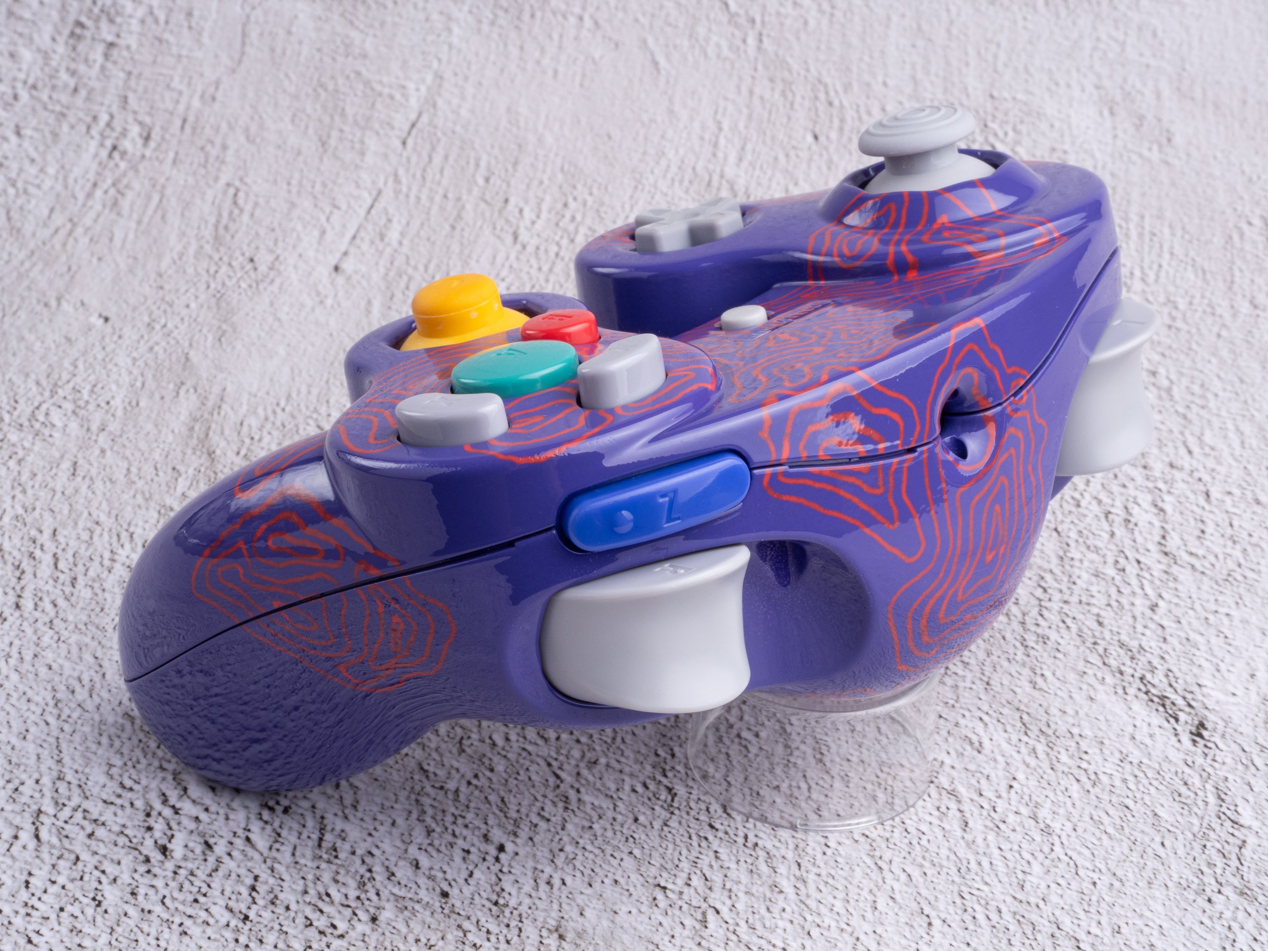 Toxic Purple - Custom Painted GameCube Controller