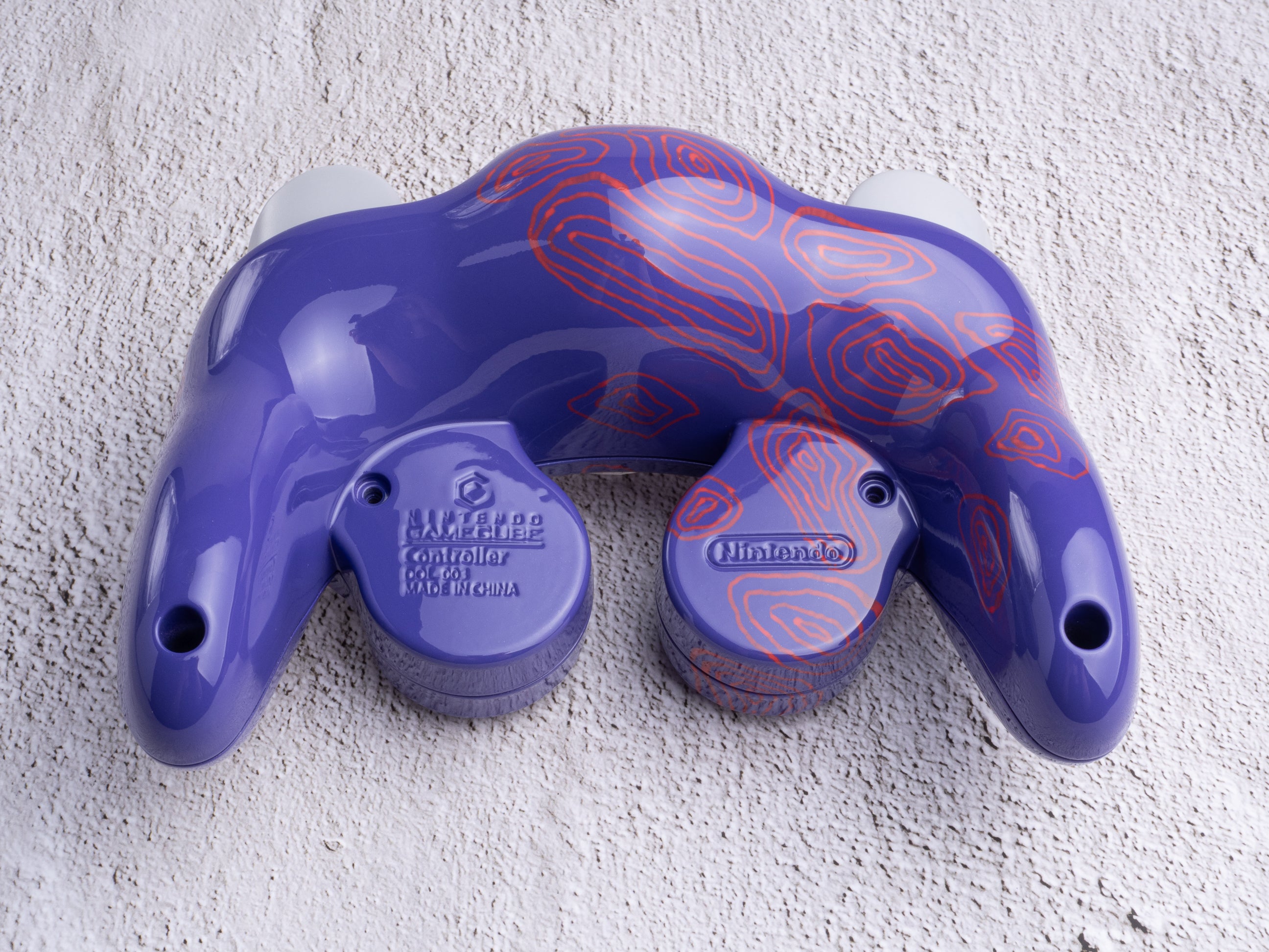 Toxic Purple - Custom Painted GameCube Controller