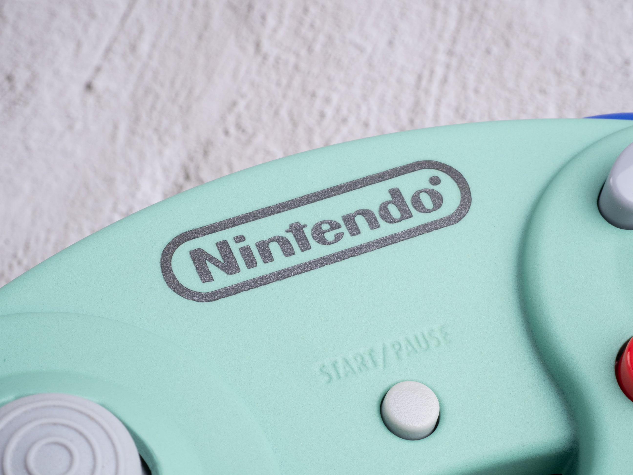 Teal and Silver - Custom Painted GameCube Controller