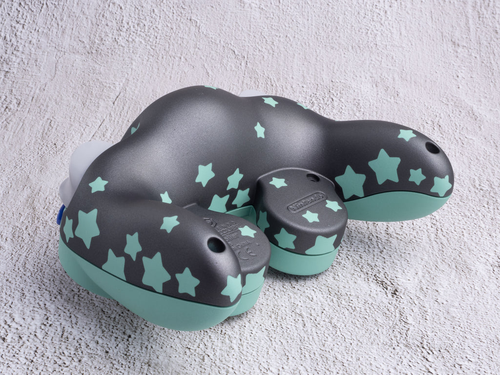 Teal and Silver - Custom Painted GameCube Controller