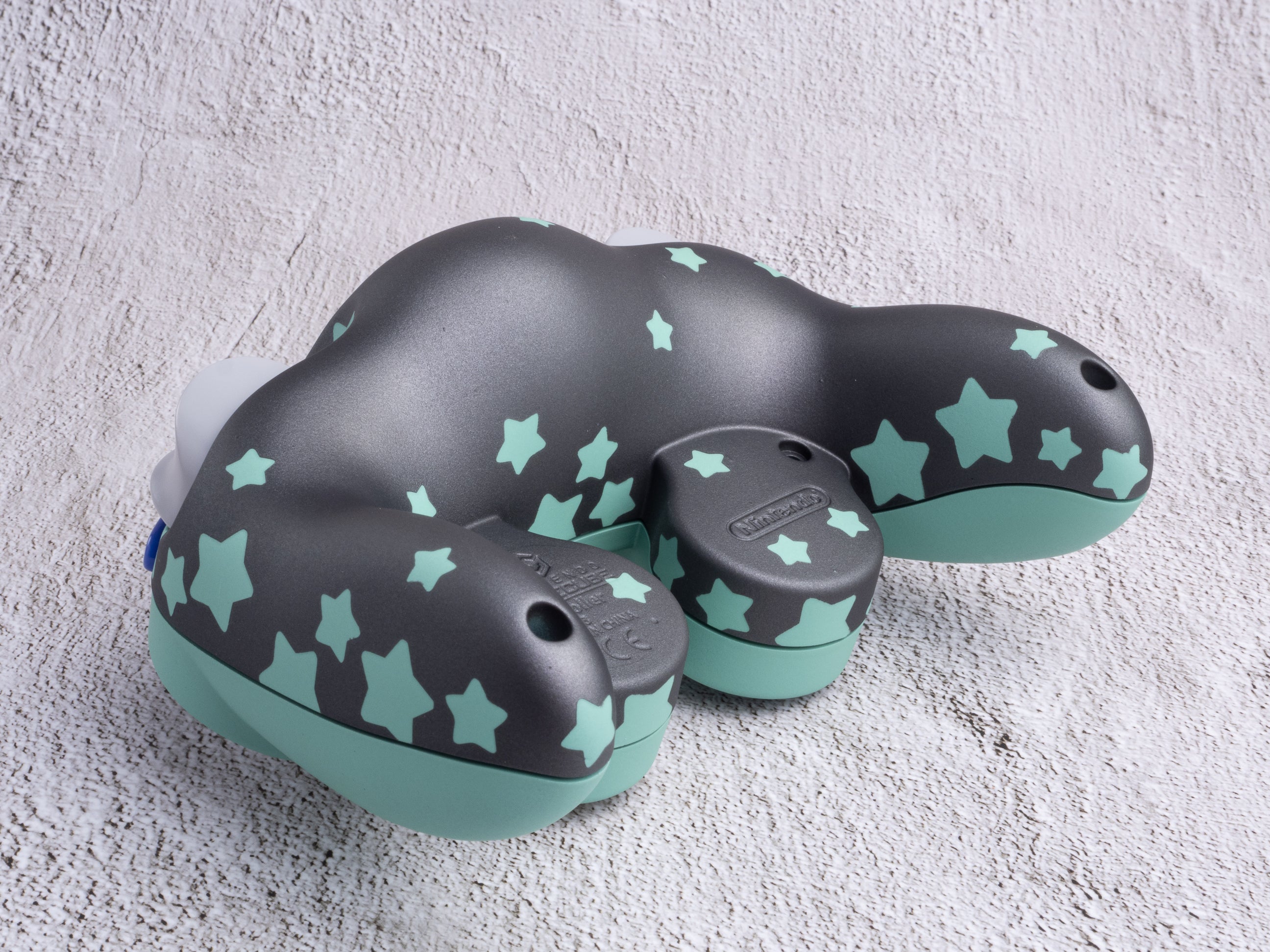Teal and Silver - Custom Painted GameCube Controller