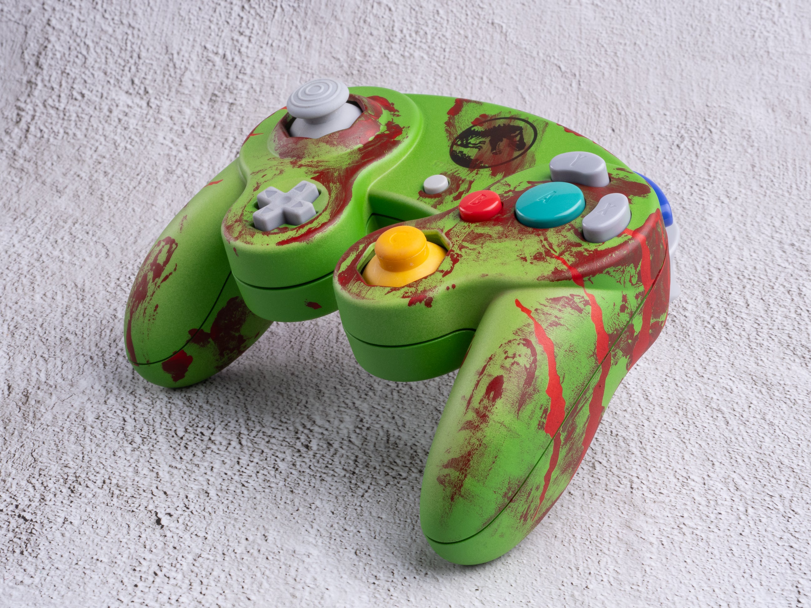 Jurassic Park - Custom Painted GameCube Controller