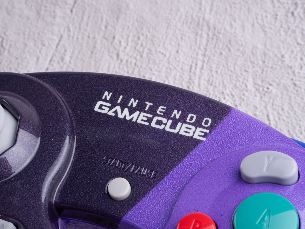 Dual Purple - Custom Painted GameCube Controller