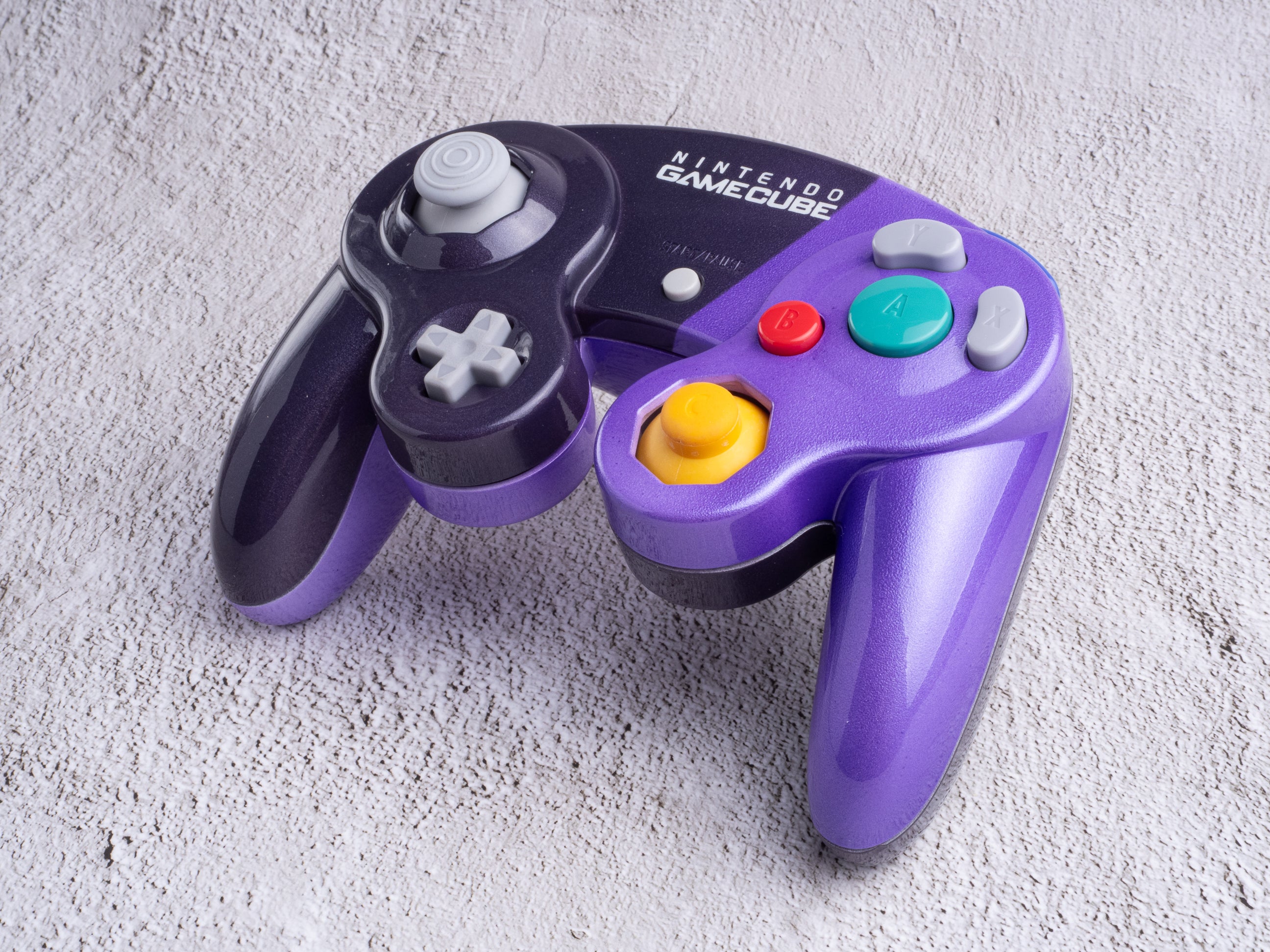 Dual Purple - Custom Painted GameCube Controller