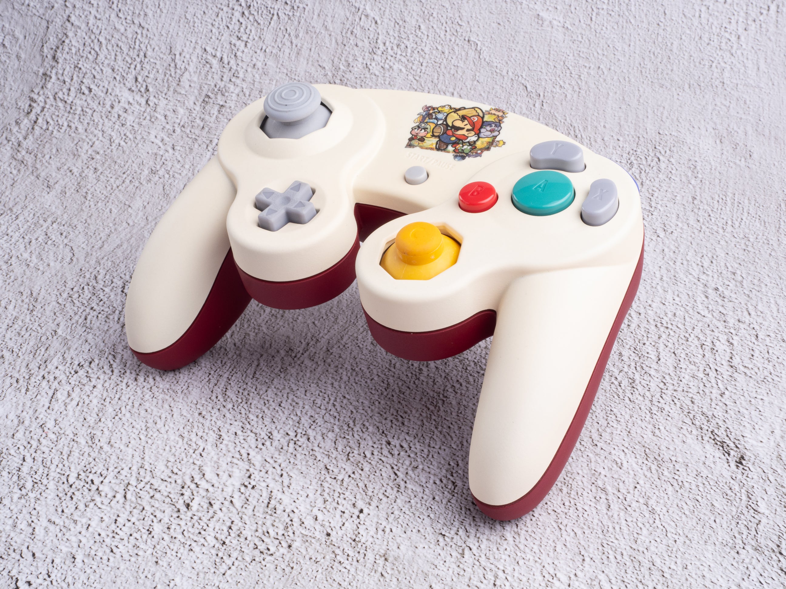 Paper Mario - Custom Painted GameCube Controller