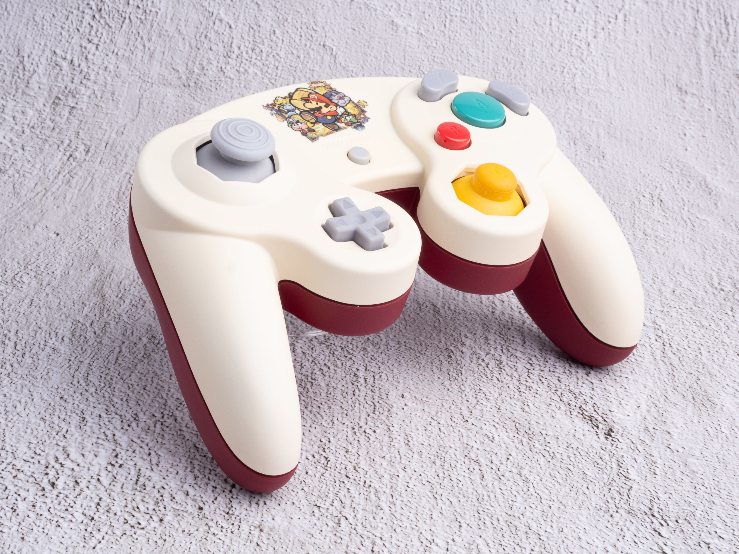 Paper Mario - Custom Painted GameCube Controller