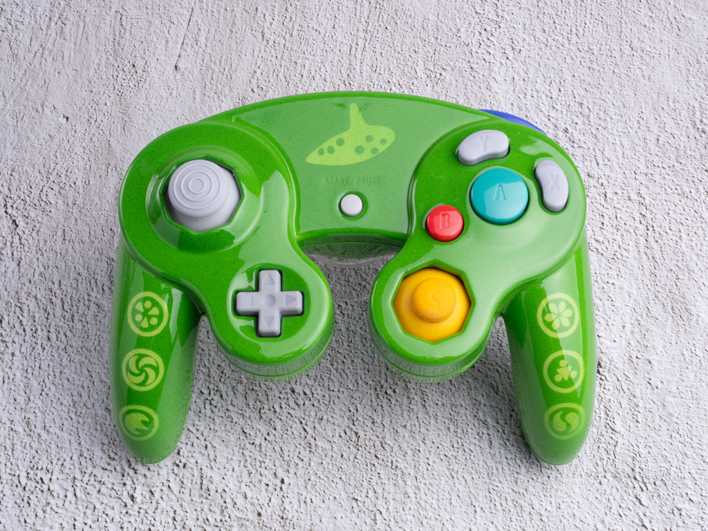 Ocarina of Time - Custom Painted GameCube Controller Shells