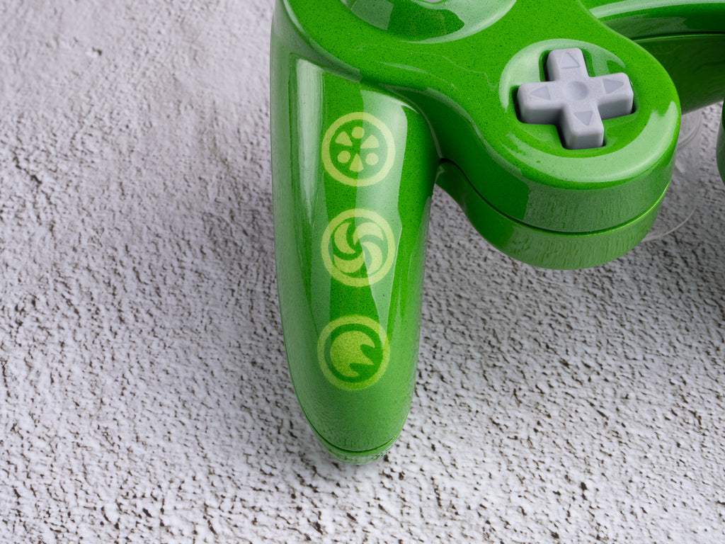 Ocarina of Time - Custom Painted GameCube Controller Shells