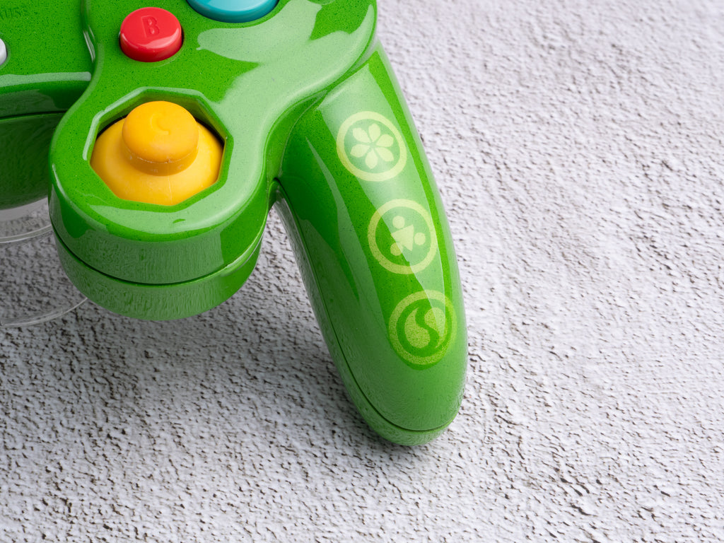 Ocarina of Time - Custom Painted GameCube Controller Shells