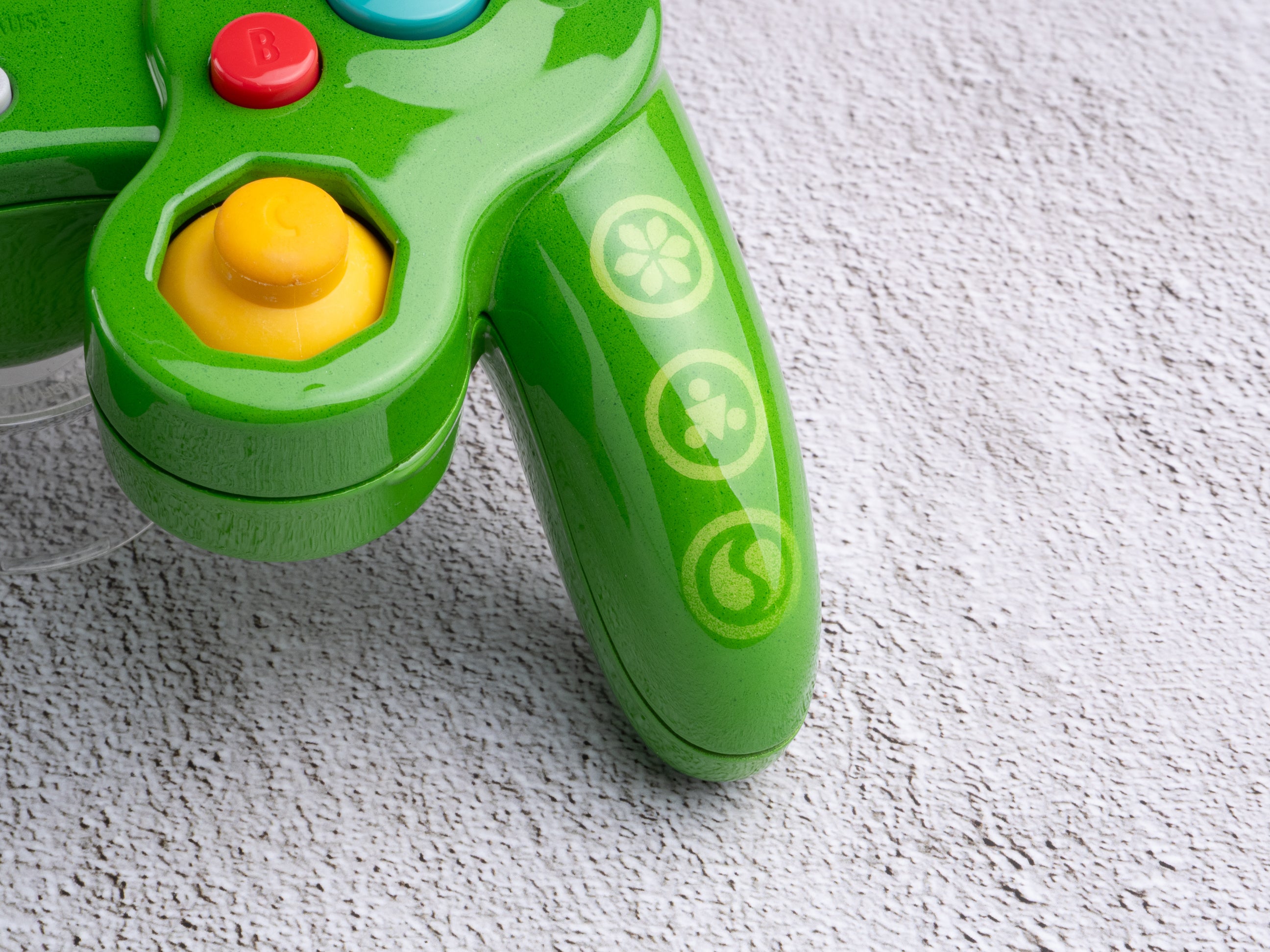 Ocarina of Time - Custom Painted GameCube Controller Shells