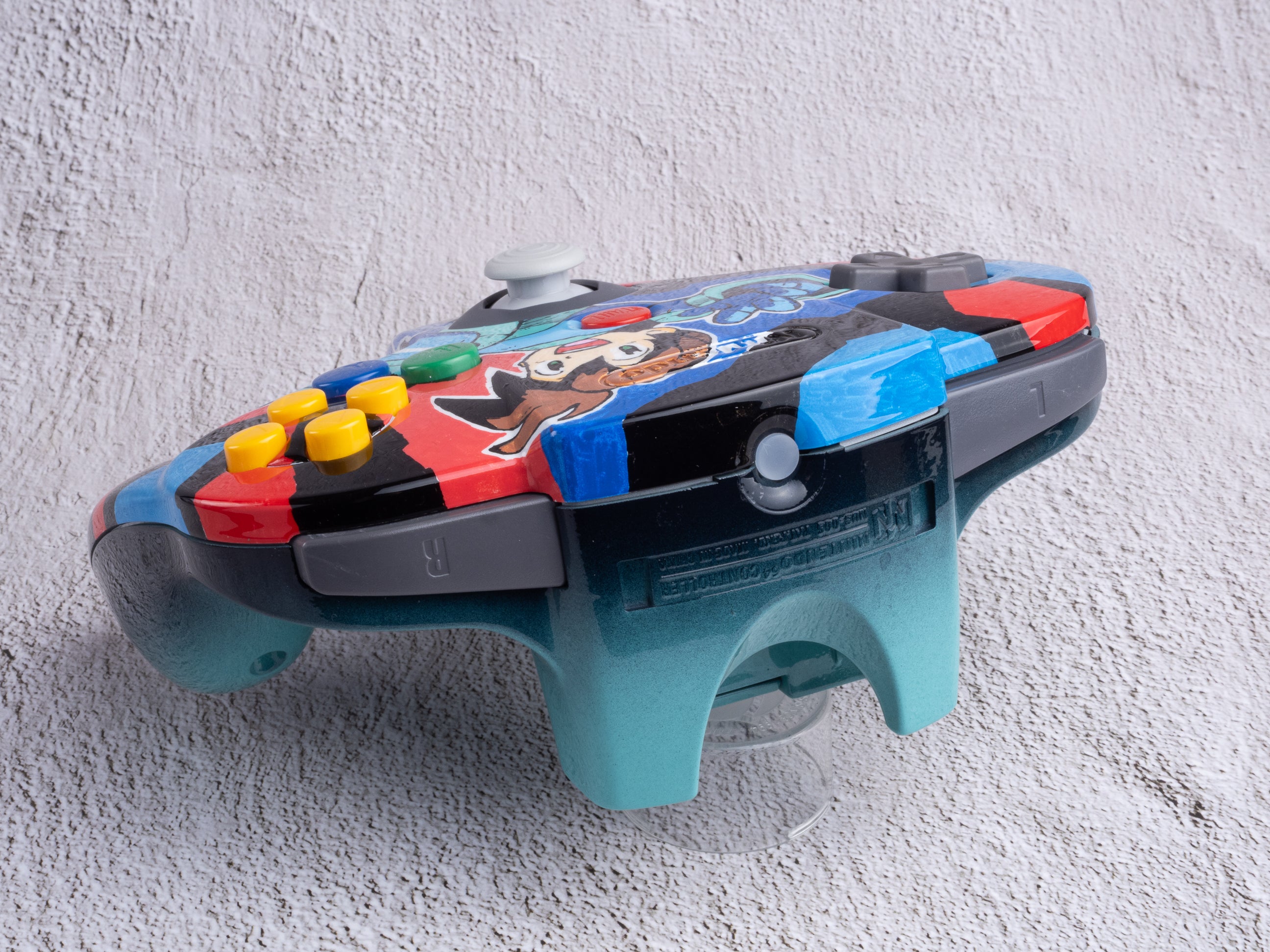 Megaman Legends - Custom Painted Nintendo 64 Controller