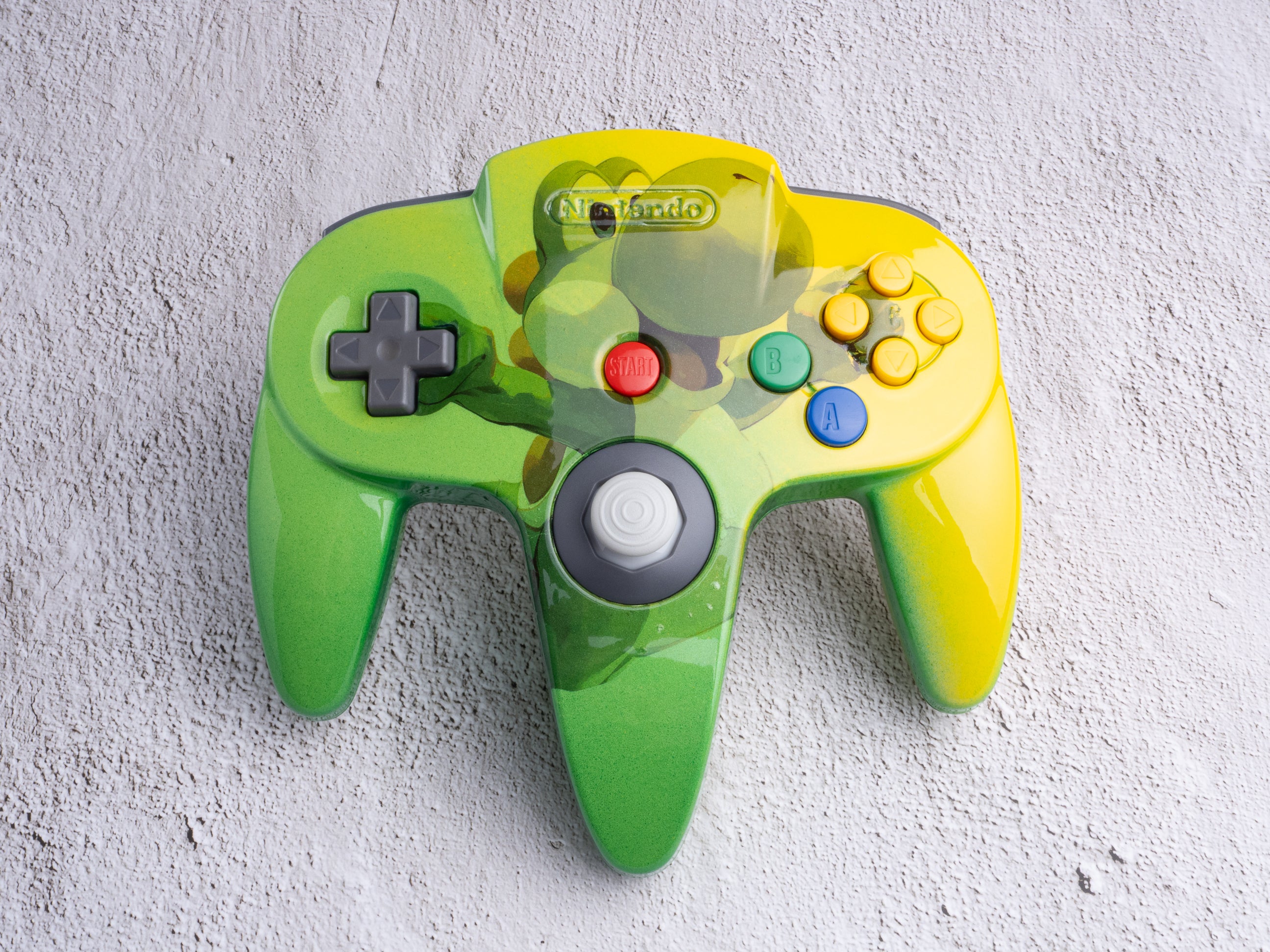 Yoshi - Custom Painted Nintendo 64 Controller