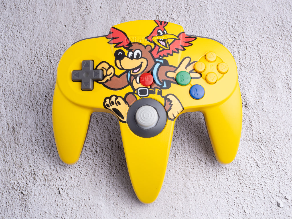 Banjo-Kazooie - Custom Painted Nintendo 64 Controller