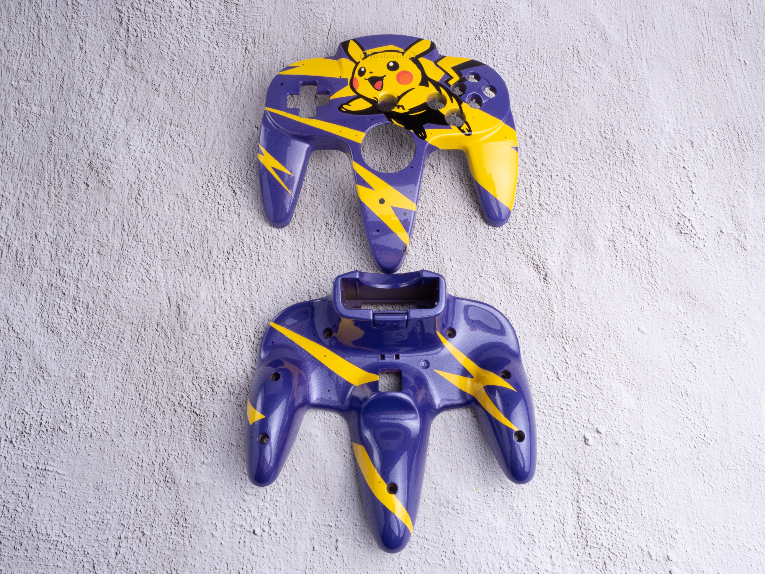 Pikachu - Custom Painted Nintendo 64 Controller