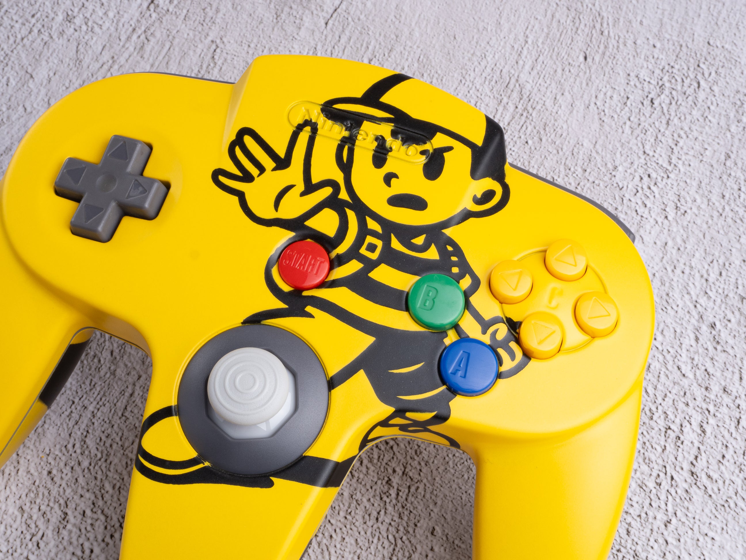 Ness - Custom Painted Nintendo 64 Controller