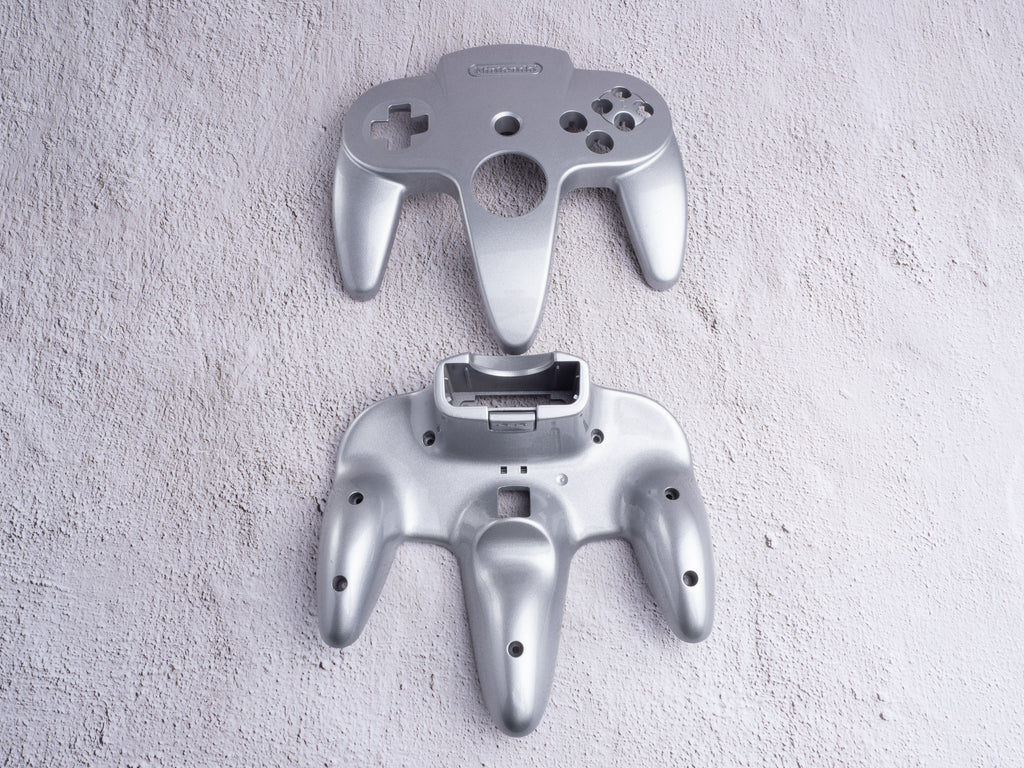 Platinum Silver - Custom Painted Nintendo 64 Controller