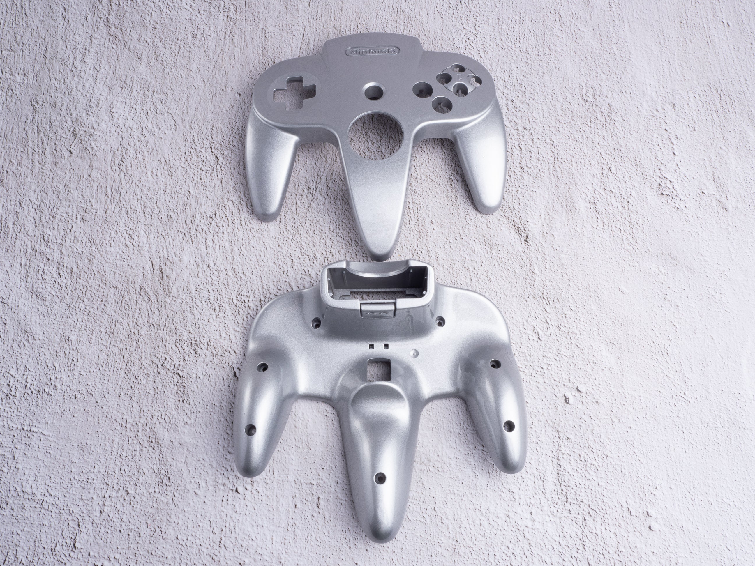 Platinum Silver - Custom Painted Nintendo 64 Controller